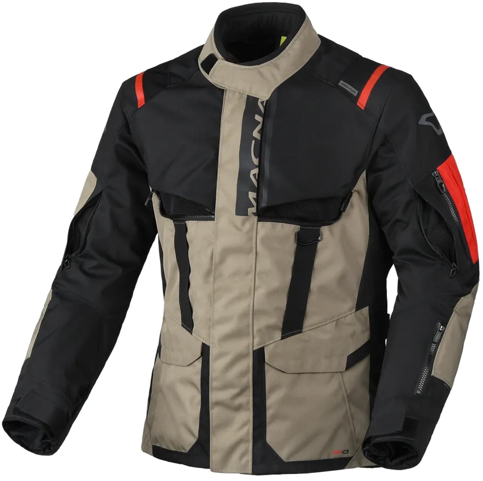 Macna Motorradjacke Rancher 2.0 wasserdichte Motorrad Textiljacke Verbindungsreißverschluss,Ellenbogenprotektoren enthalten,herausn