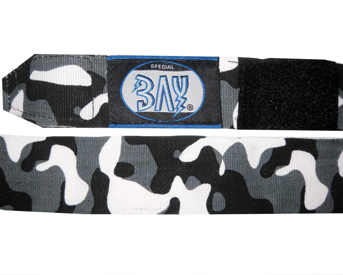 blau BAY-Sports Handbandagen Boxbandagen Boxen Camouflage Box-Bandagen