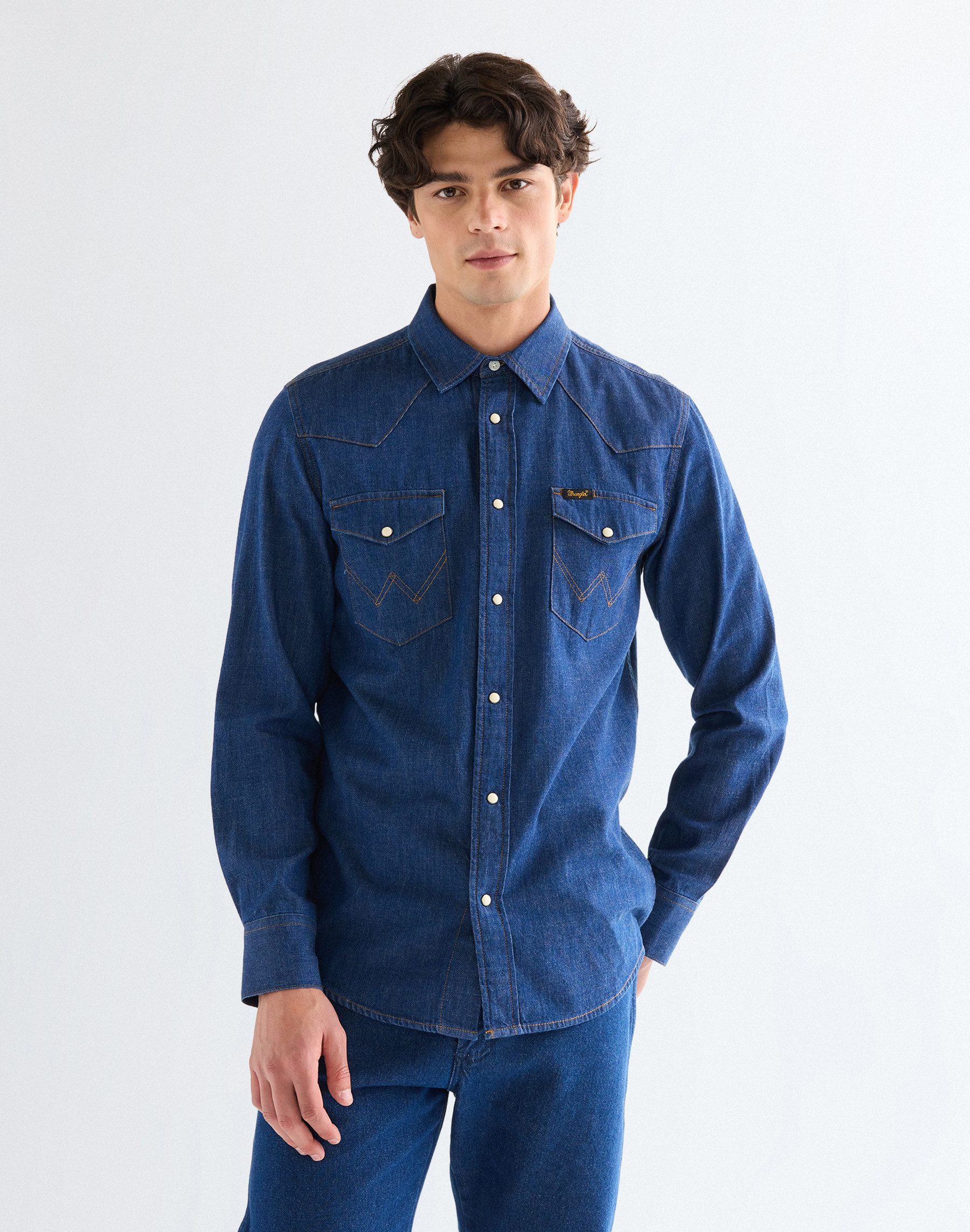 Wrangler Langarmhemd WESTERN SHIRT