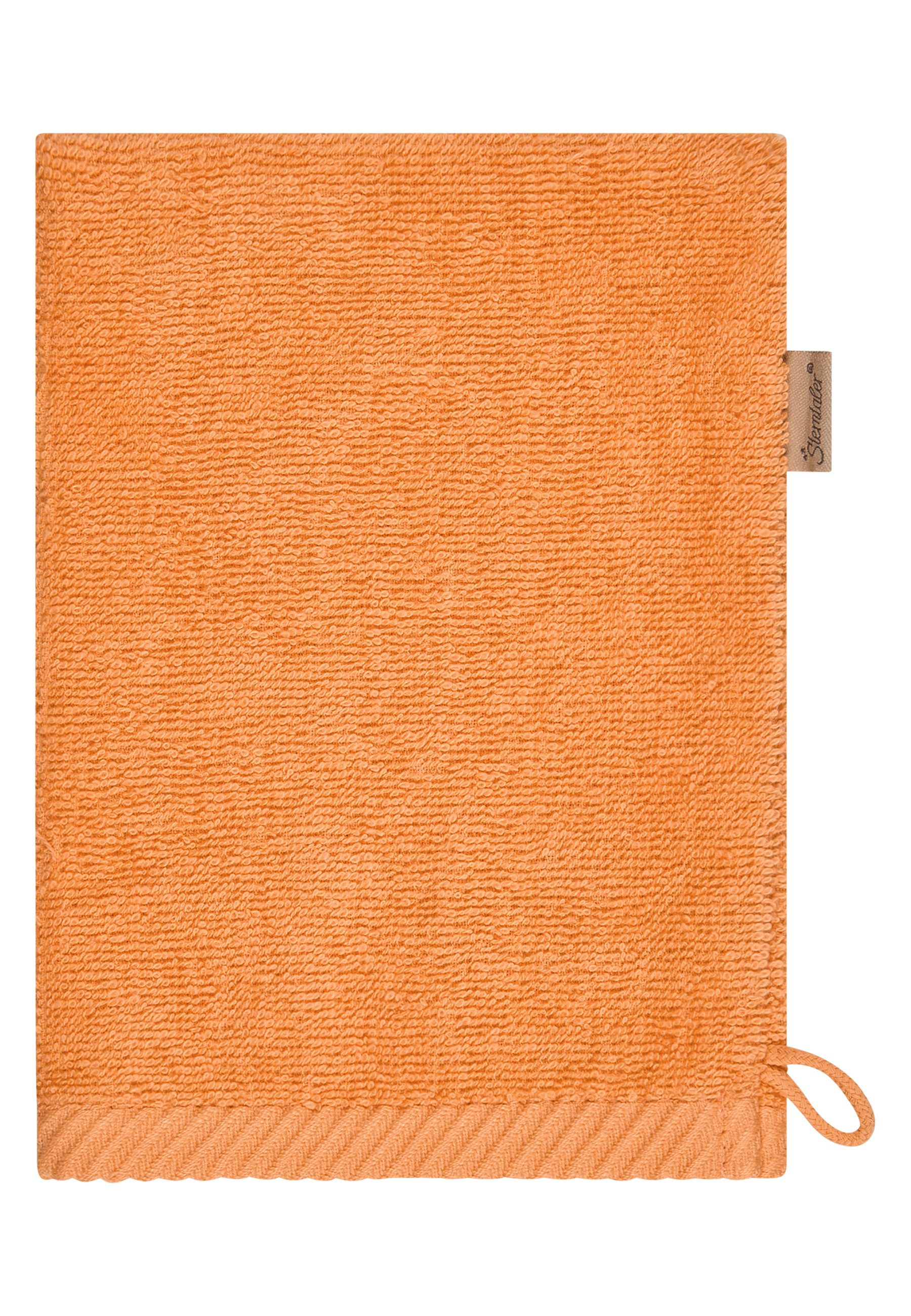 Sterntaler® Waschhandschuh Waschhandschuhe 2er-Pack BÄR Bo, Frottee (1-St), Waschlappen 2er-Pack, aus Frottee, schöne Webkanten, süße Stickerei – Bild 4 von 5