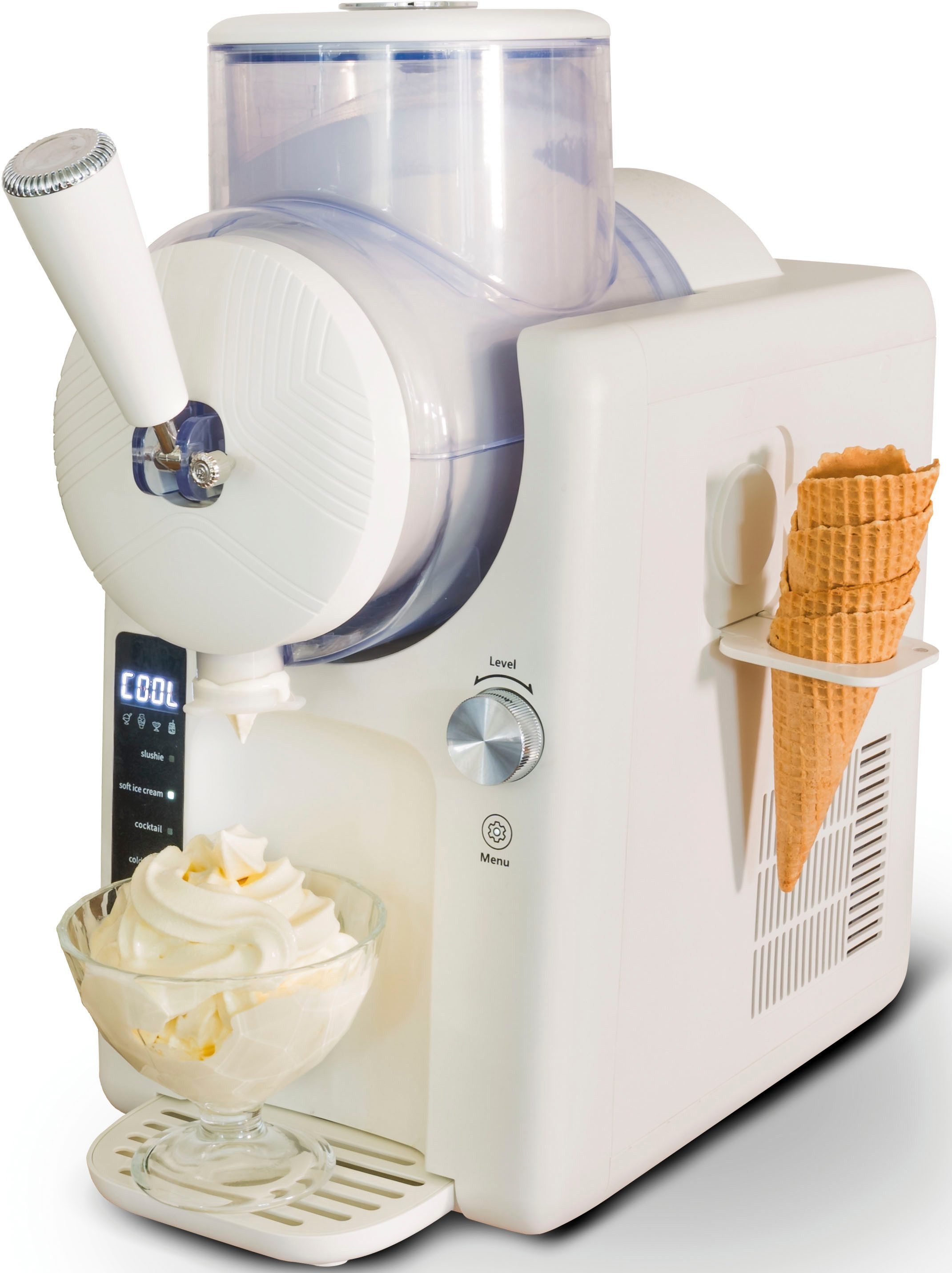 Unold Slush-Eismaschine Sofie 48950, 150 W, 2in1-Slush und Softeismaschine