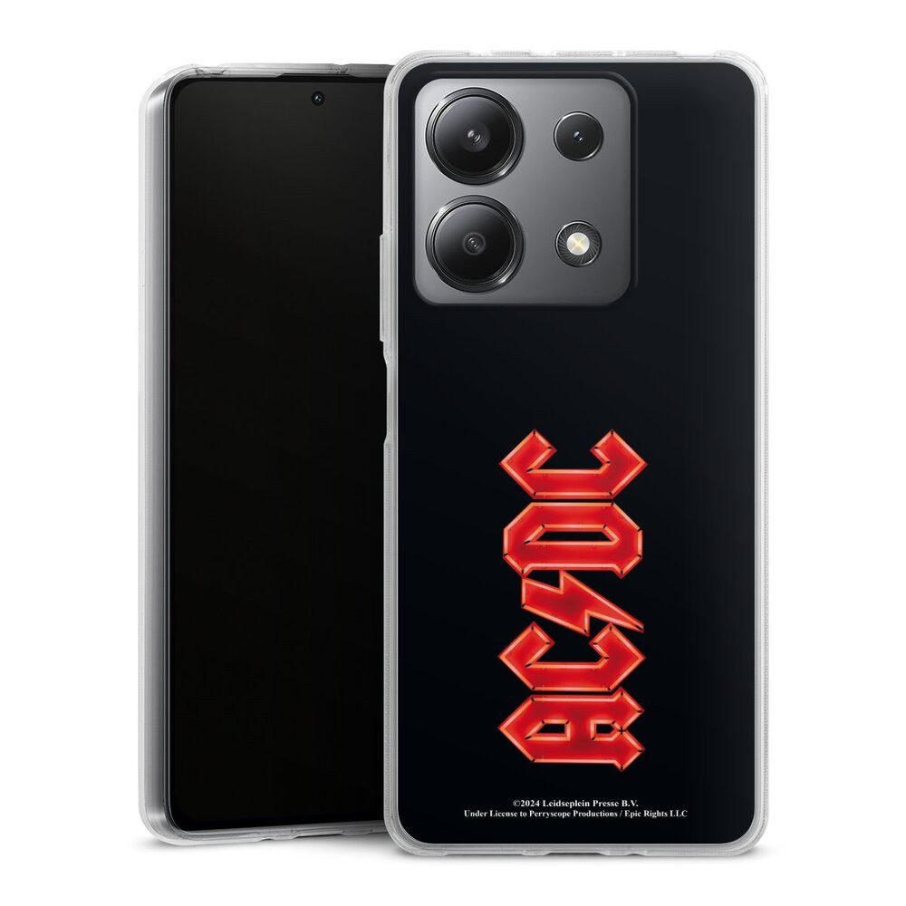 DeinDesign Handyhülle ACDC Logo Offizielles Lizenzprodukt ACDC Logo Large, Xiaomi Redmi Note 13 5G Silikon Hülle Bumper Case Handy Schutzhülle