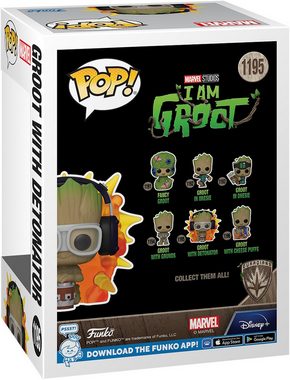 Funko Spielfigur Marvel I Am Groot - Groot with Detonator 1195 Pop!