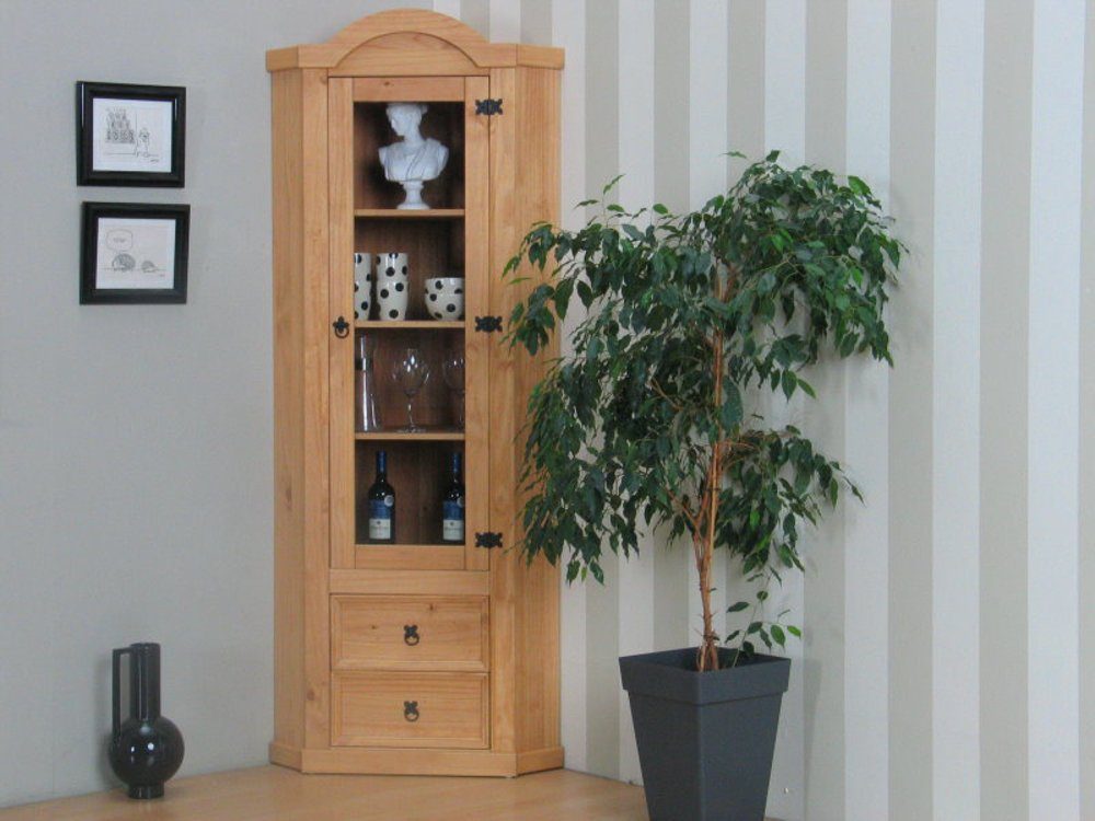 ebuy24 Vitrine New Mexico Eckschrank mit günstig online kaufen