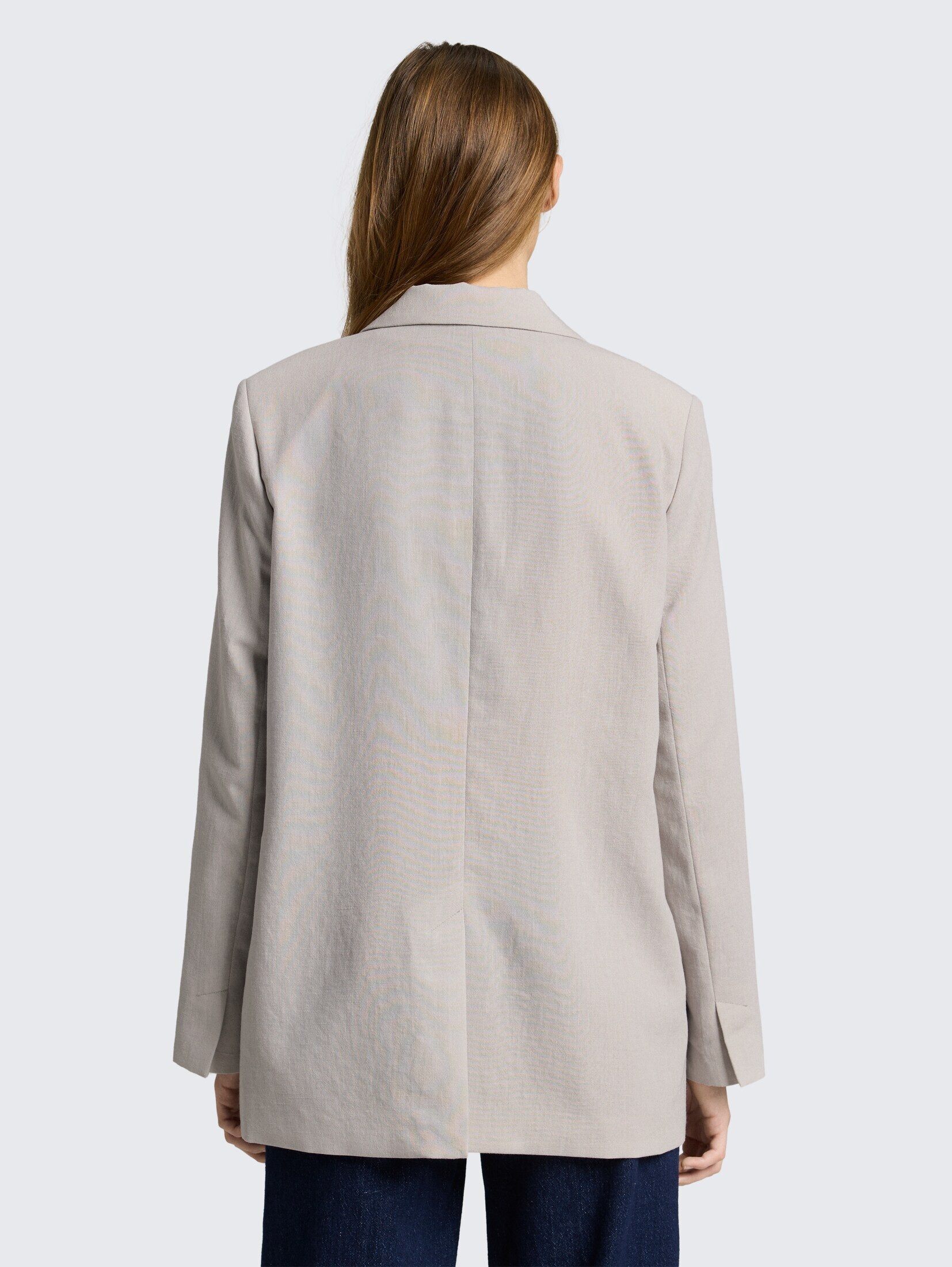 TOM TAILOR Denim Jackenblazer Blazer Regular Fit Blazer mit Paspeltaschen