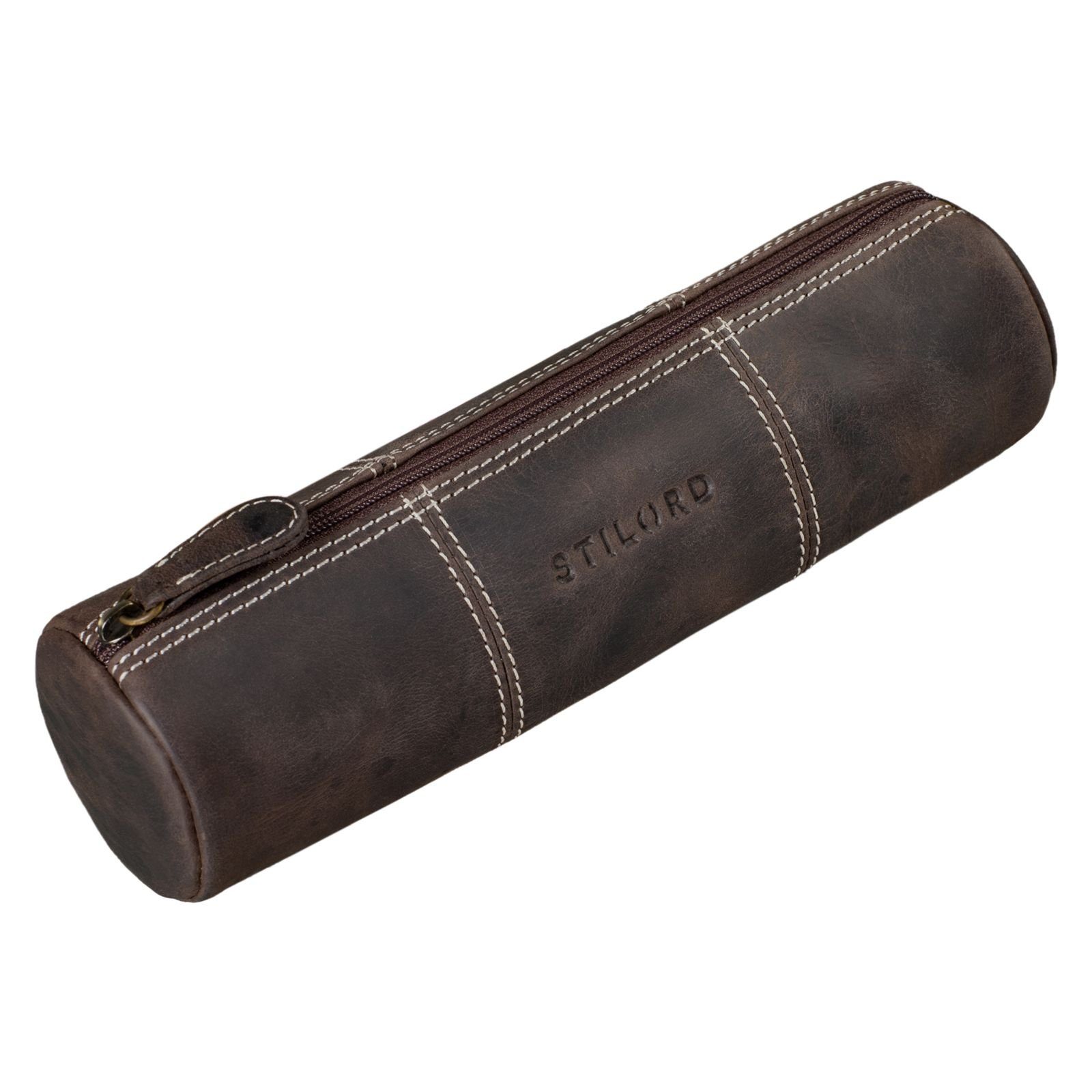 STILORD Etui "Cato" Vintage Leder Federmappe günstig online kaufen