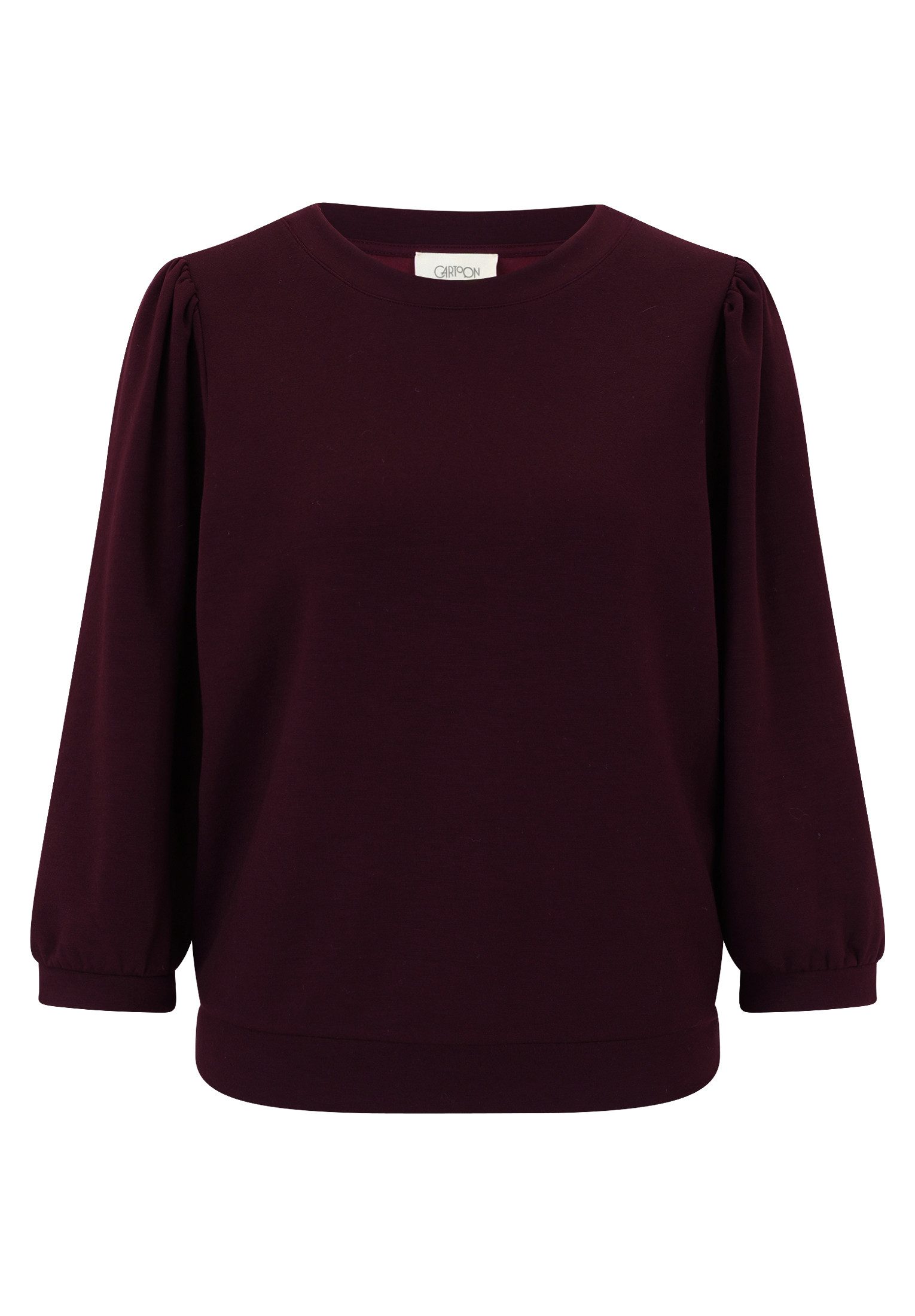 Cartoon Strickpullover Sweat Kurz 3/4 Arm günstig online kaufen