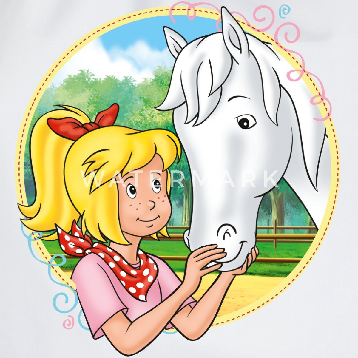 Spreadshirt Turnbeutel Bibi Und Tina Streicheleinheiten Sabrina Turnbeutel (1-tlg)