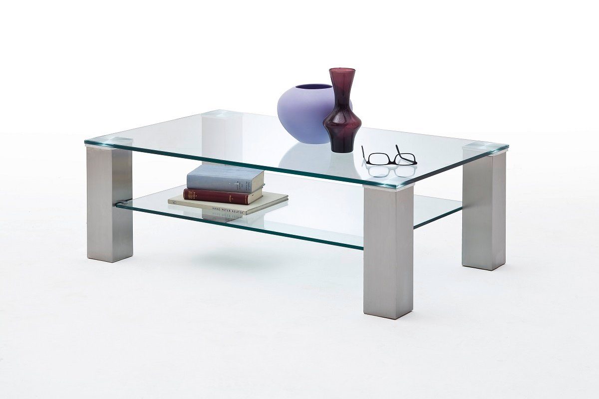 MCA furniture Couchtisch Couchtisch Asta 90/110, (no-Set) mit Glasplatte, Größen verschiedene