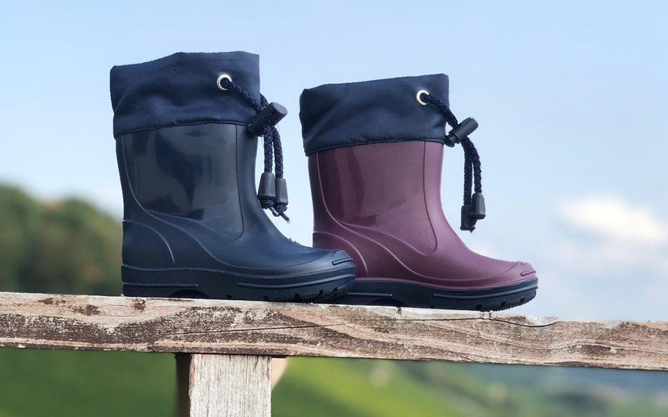 Beck Kleinkinder Regenstiefel Basic mit leichtem Warmfutter Gummistiefel (für Jungen und Mädchen, für warme Füße bei Nässe und Kälte) wasserdicht, mit Kurzschaft-> ideal für kleinere Kinder