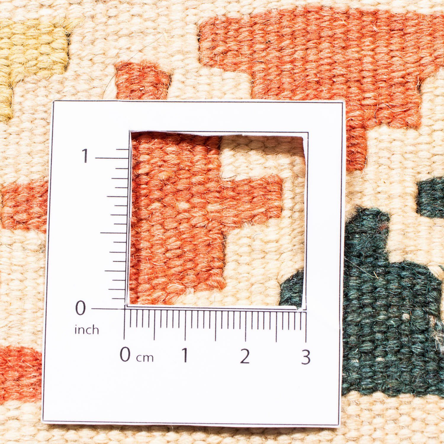 Wollteppich Kelim - Oriental Höhe: cm - x dunkelblau, 6 quadratisch, Wohnzimmer, quadratisch 106 morgenland, 102 - mm, Einzelstück