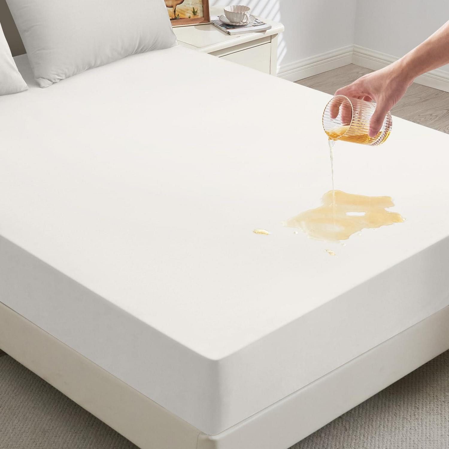 LuxusKollektion Betthusse Matratzenschoner 90x200cm Wasserdicht Atmungsaktiv
