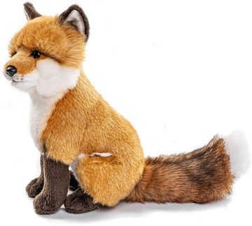 Uni-Toys Kuscheltier Rotfuchs klassisch - 27 cm (Höhe) - Plüsch-Fuchs - Plüschtier, zu 100 % recyceltes Füllmaterial