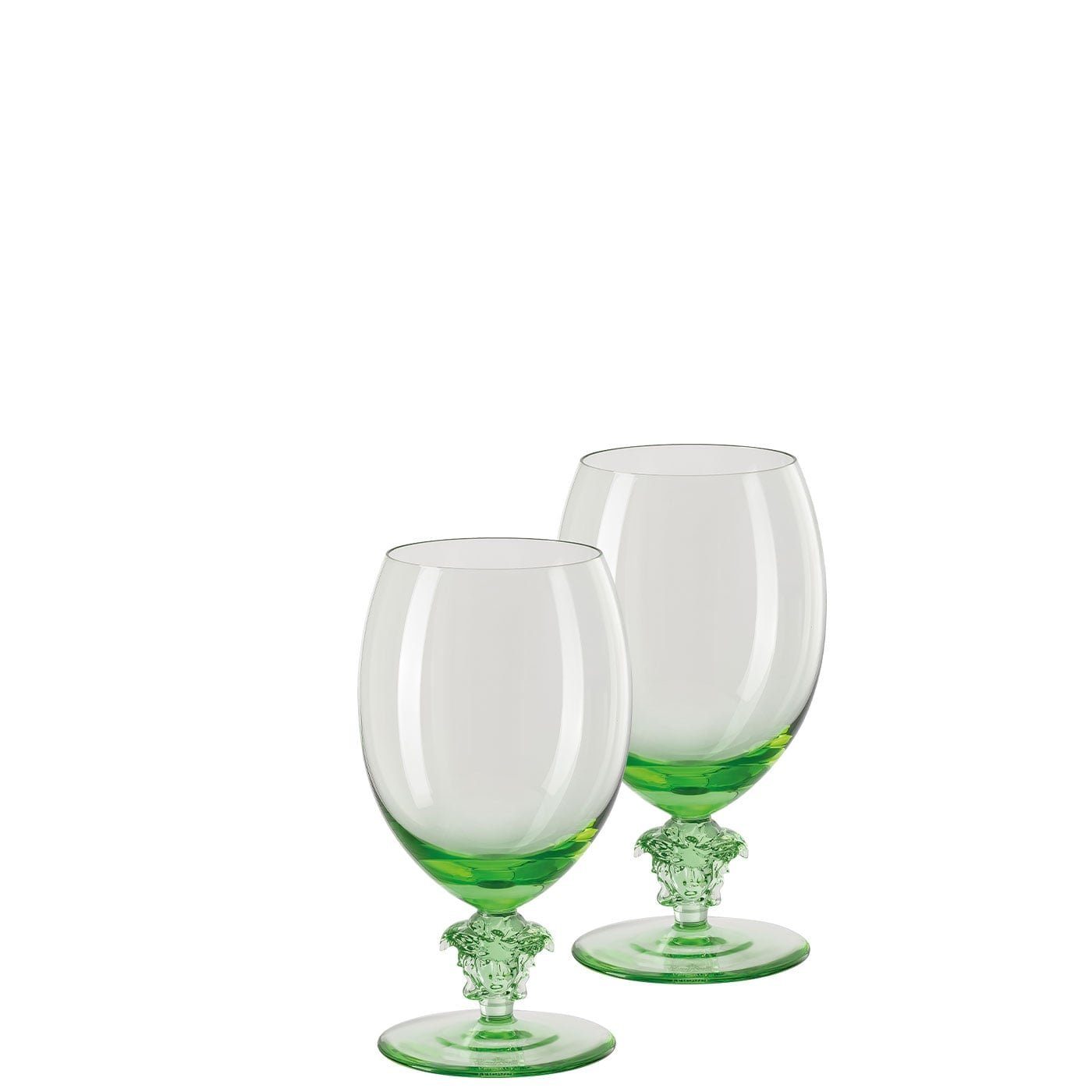 Rosenthal meets Versace Rotweinglas Medusa Lumiere 2nd Edition Mint 2er Set, Kristallglas
