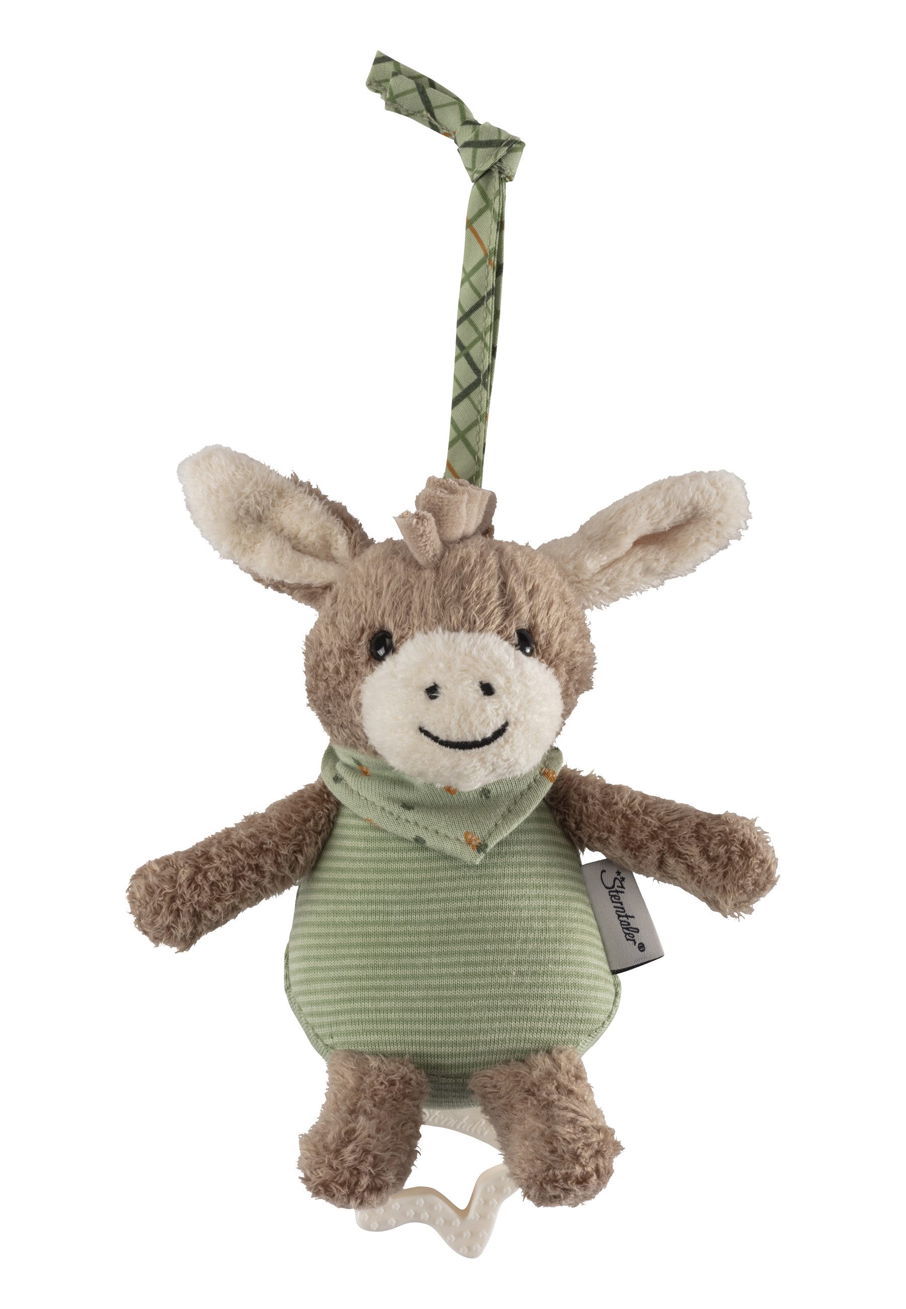 Sterntaler® Spieluhr Spieluhr S ESEL Emmilius, (2-tlg), Spieluhr Esel aus Flausch, spielt „The Sound of Silence“, mit Bändern