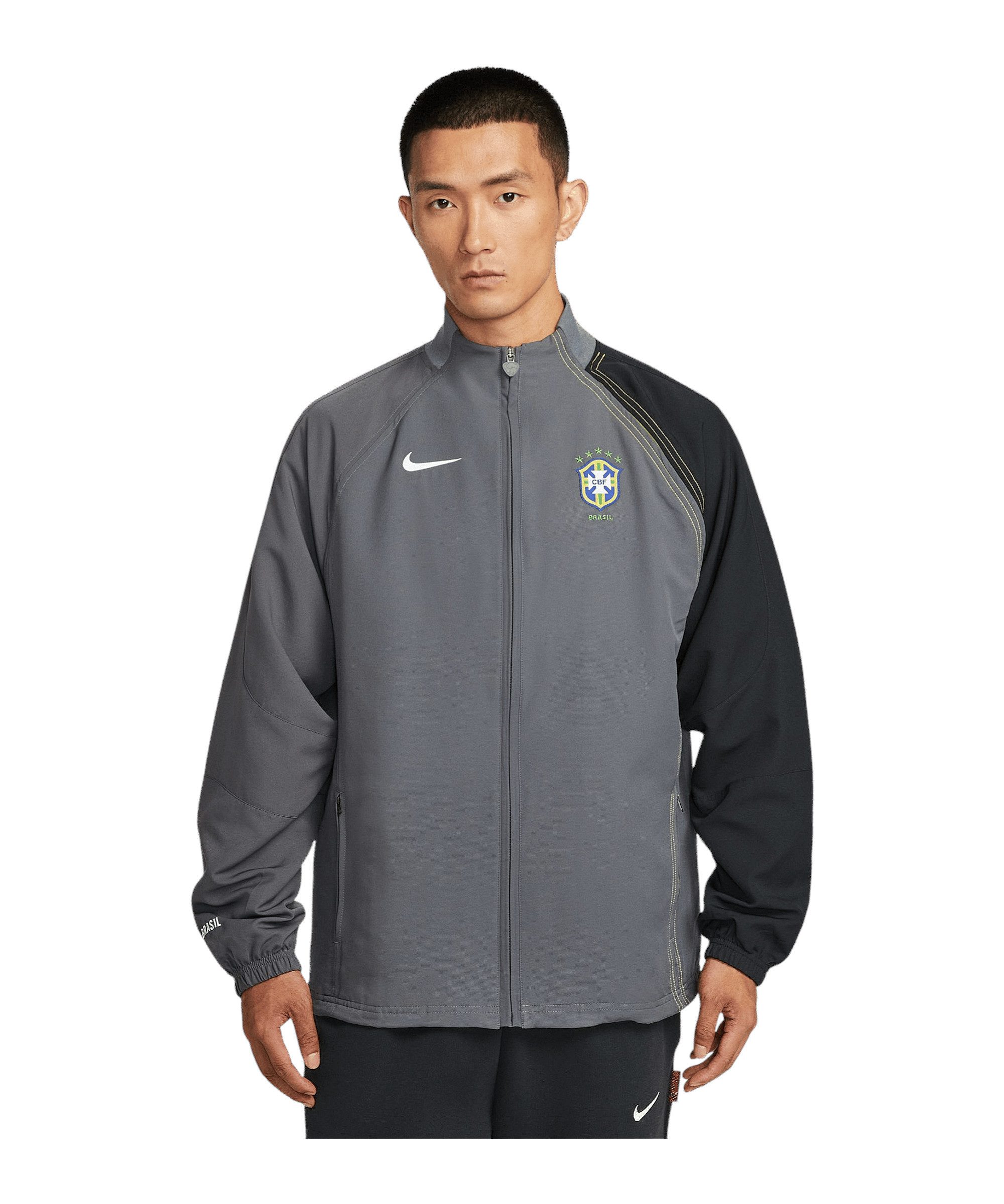 Nike Sweatjacke Nike Performance Brasilien Reissue 2004 Jacke Polyester