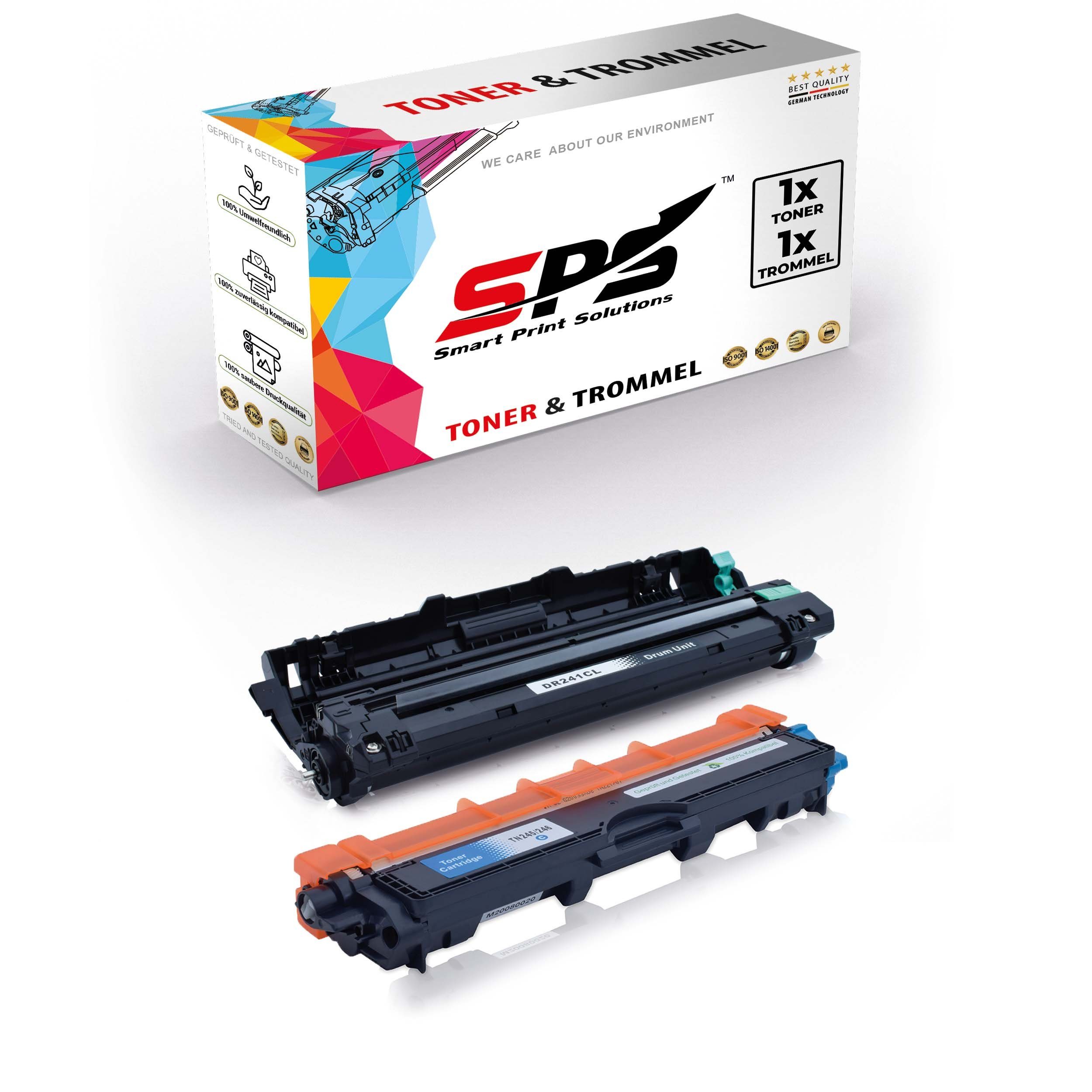 SPS Tonerkartusche Kompatibel für Brother MFC-9130CW DR-241CL TN-245C, (2er Pack)