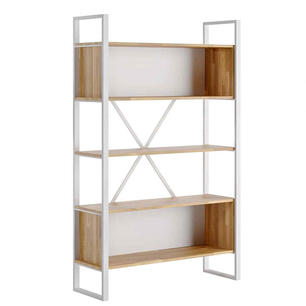 Bücherregal Modernes Regal mit Schubladen & Fächern, EICHENHOLZBÖDEN