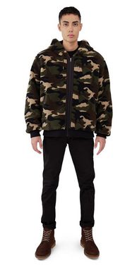 MAKIA Wendejacke camouflage / schwarz Dual mit Kapuze