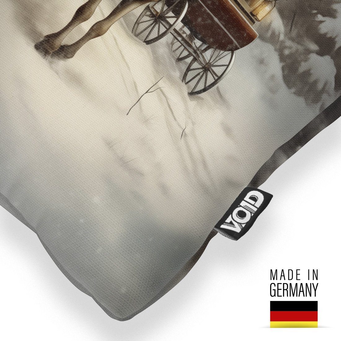 VOID Kissenbezug, (1 Stück), Weihnachtsmann Rentier Schlitten weihnachtsman günstig online kaufen
