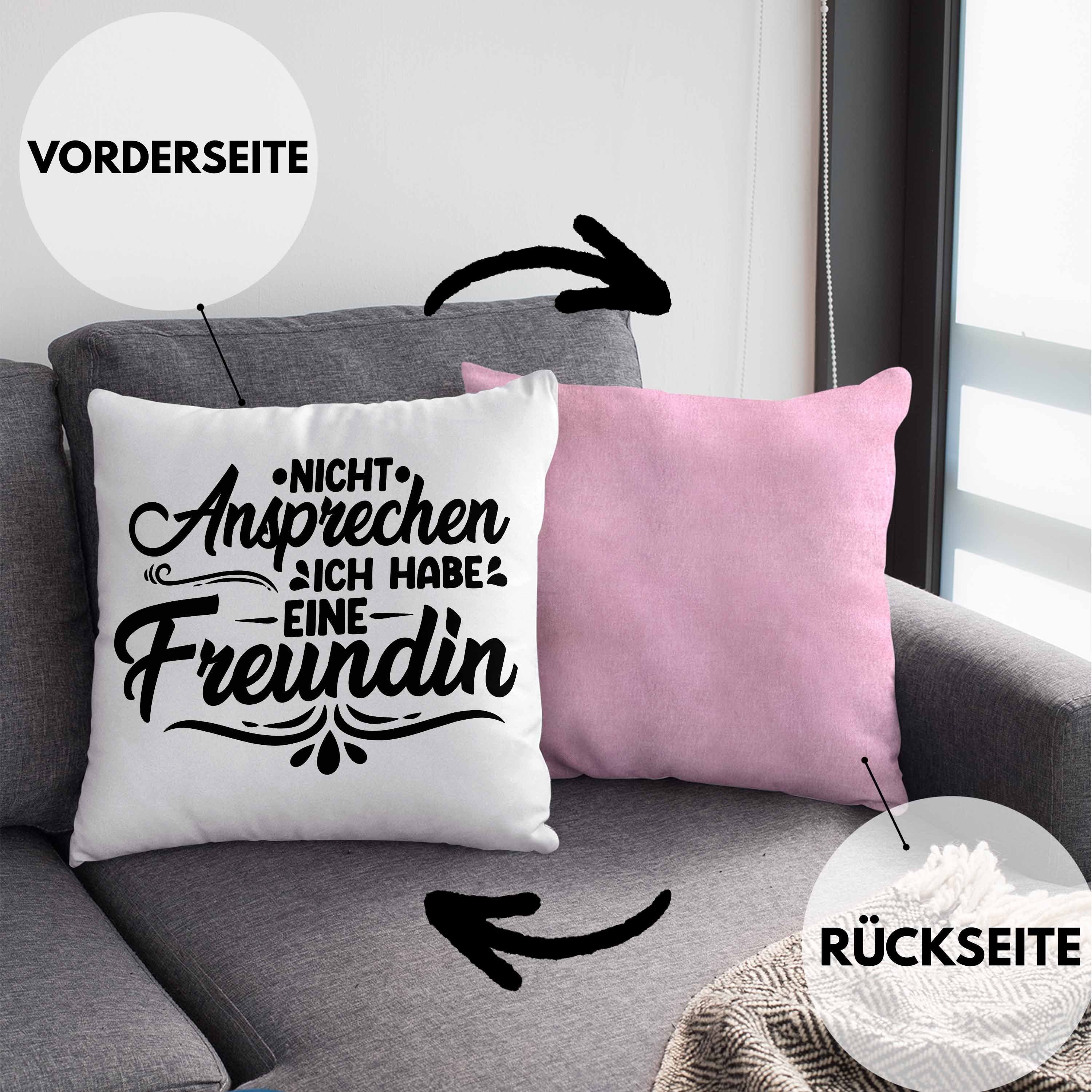 - Vergeben Valentinstag Bin Dekokissen Ich Trendation Liebe Rosa Freund Füllung Paare 40x40 Kissen Geschenkidee Trendation mit Nicht Ansprechen Geschenk Dekokissen