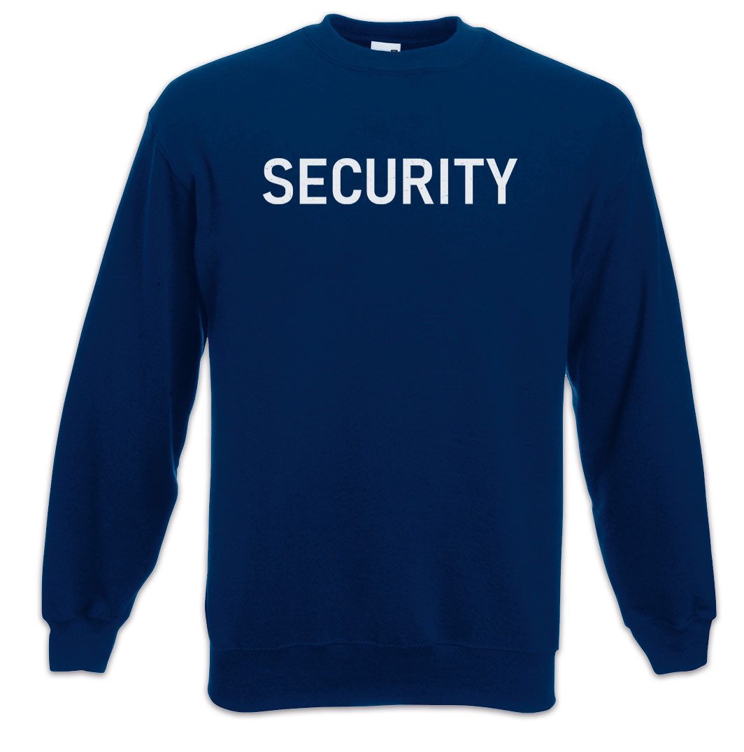 Urban Backwoods Sweatshirt Security Sweatshirt Kostüm Sicherheit Fasching Karneval (1-tlg) Verkleidung Fastnacht Fassenacht Faschings-Shirt Helau