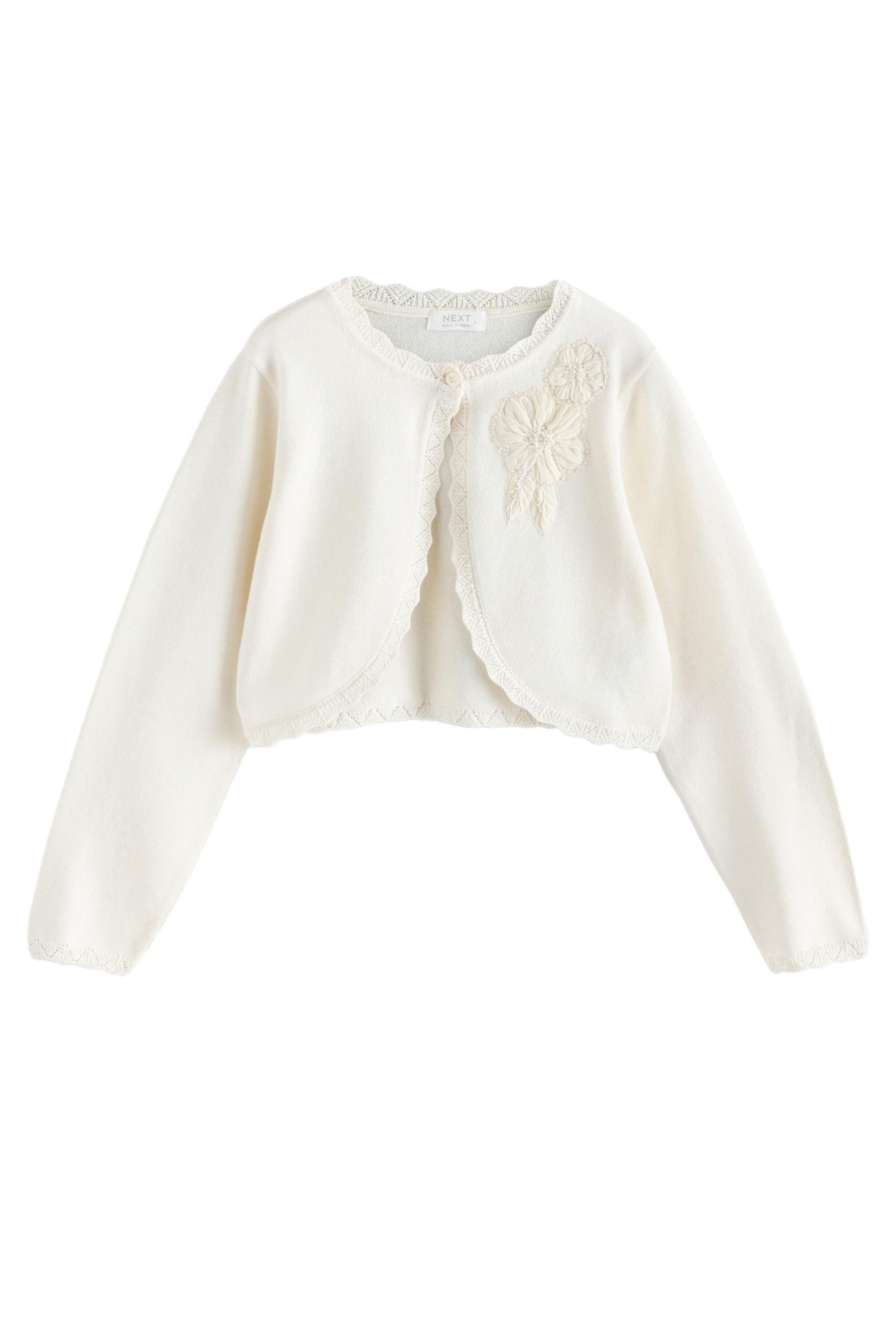 Next Strickjacke Eleganter Shrug mit Zierdetails günstig online kaufen