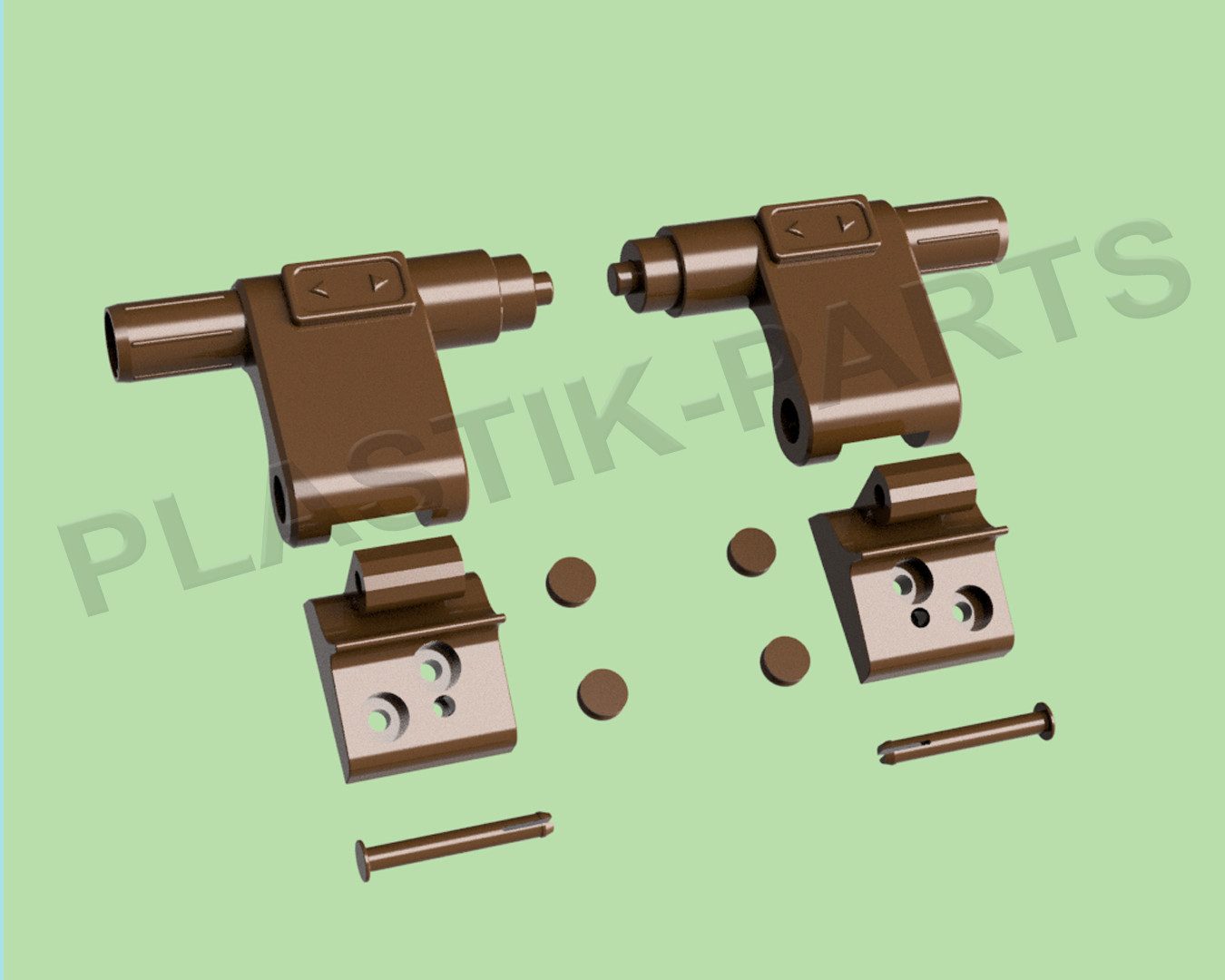 Plastik Parts Dachfenster Braas Klassik Light Griffhebel & Konsolen BK BL Dachfenster BRAUN