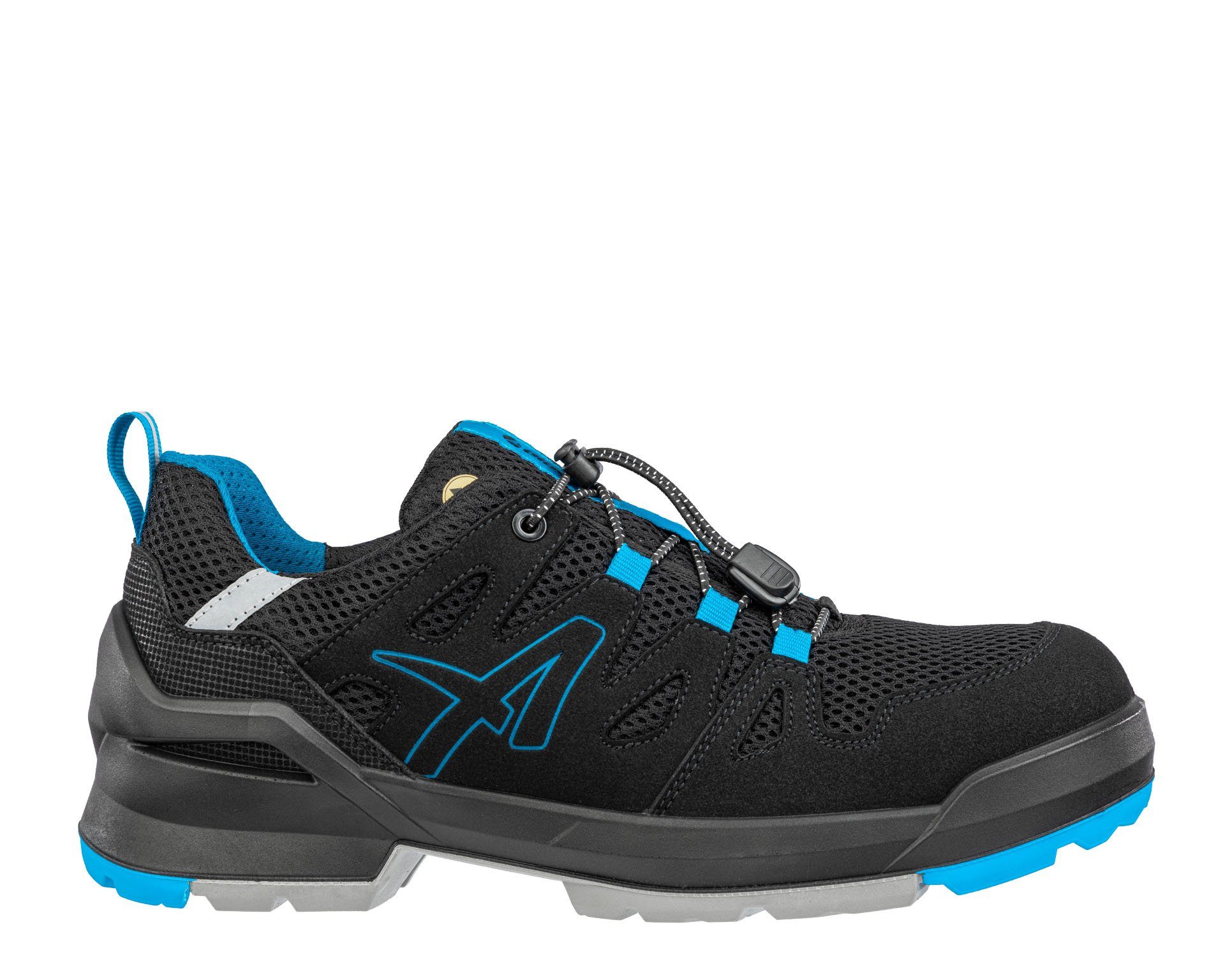Albatros FASTPACK BLACK/BLUE LOW EXTRA BREIT Arbeitsschuh