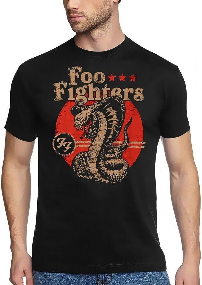 Print-Shirt FOO FIGHTERS COBRA T-SHIRT SCHWARZ XL