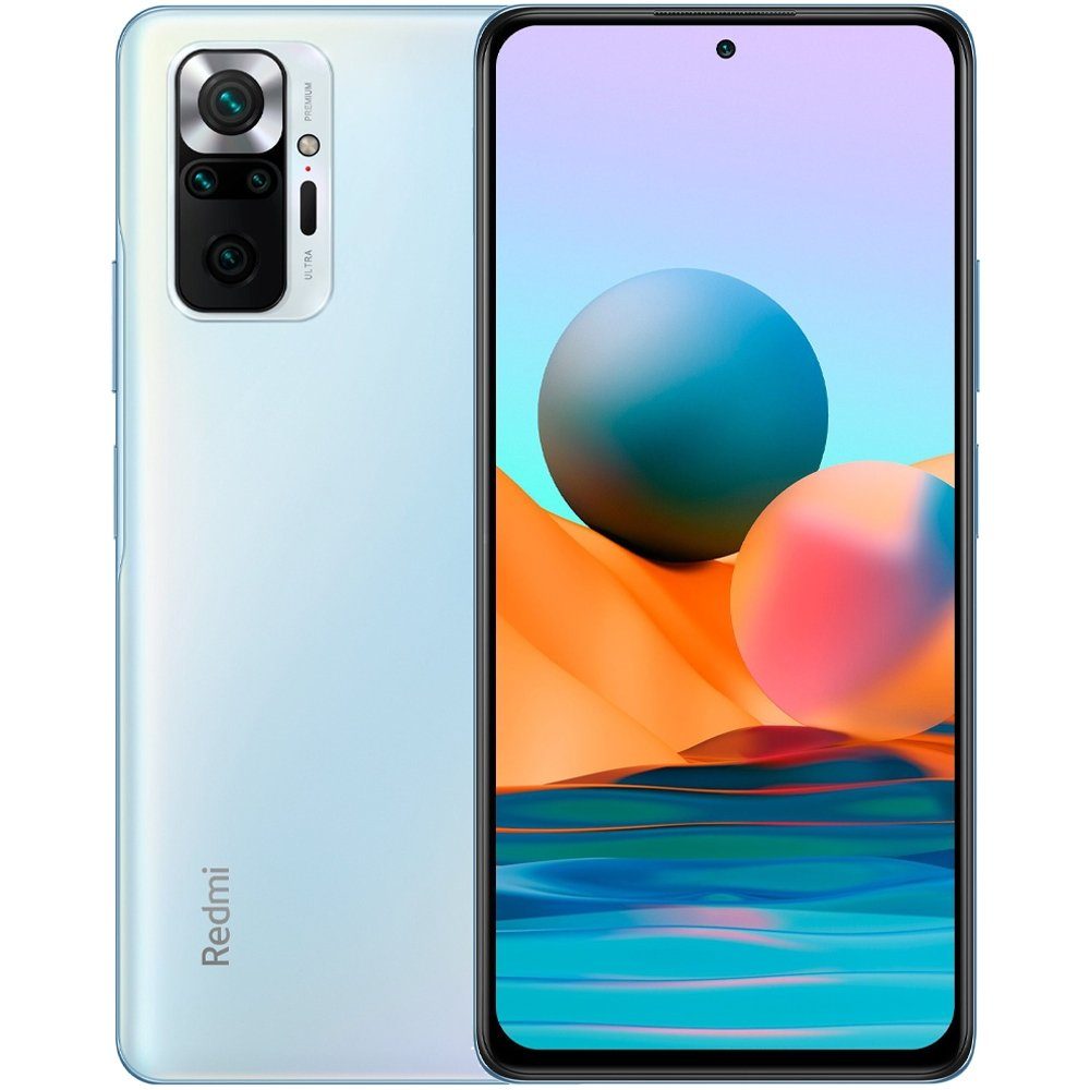 Xiaomi Redmi Note 10 Pro 64 GB / 6 GB - Smartphone - glacier blue ...