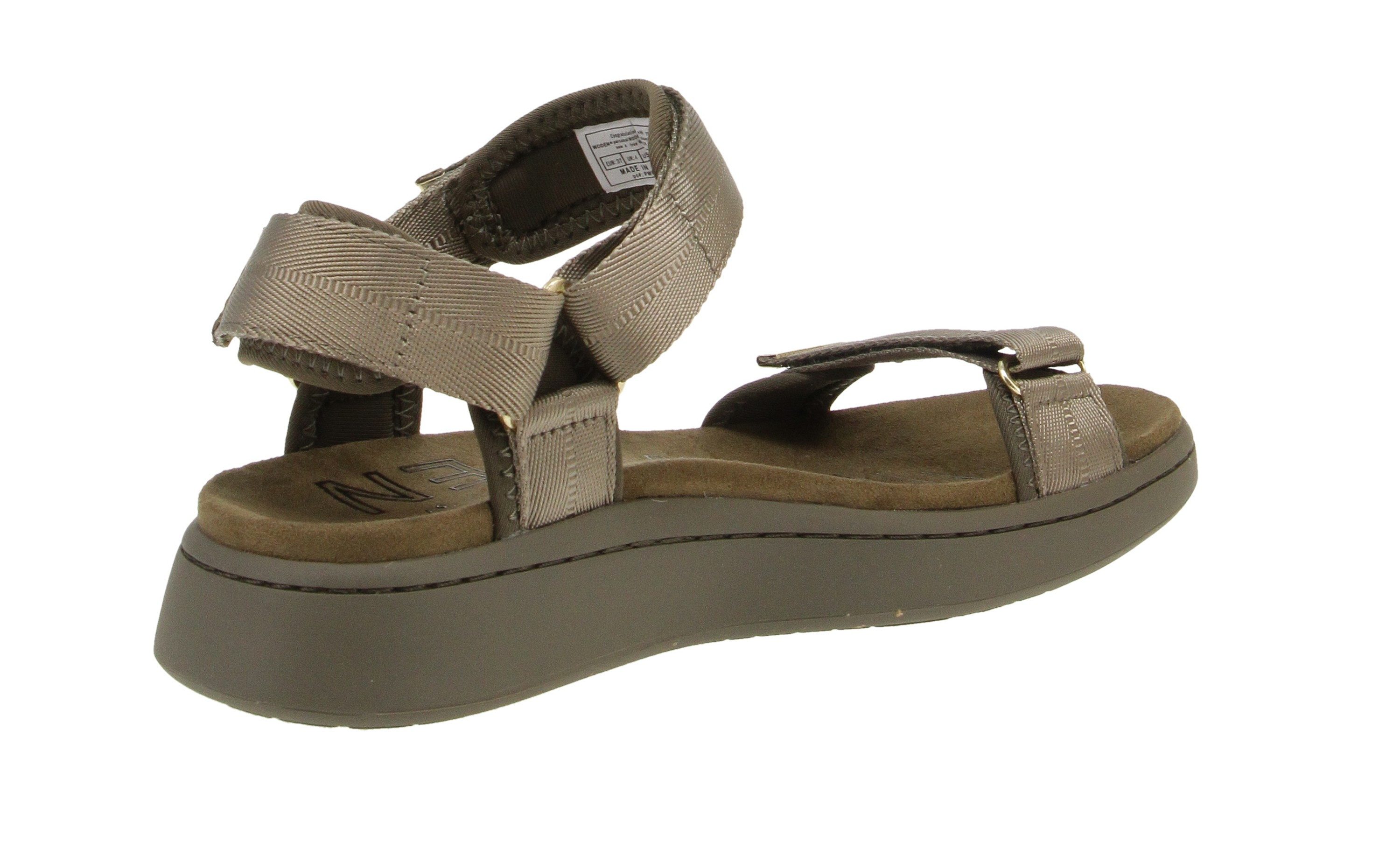 WODEN Woden WL926 Line - Damen Schuhe Sandaletten - 295-Dark-Olive Sandale