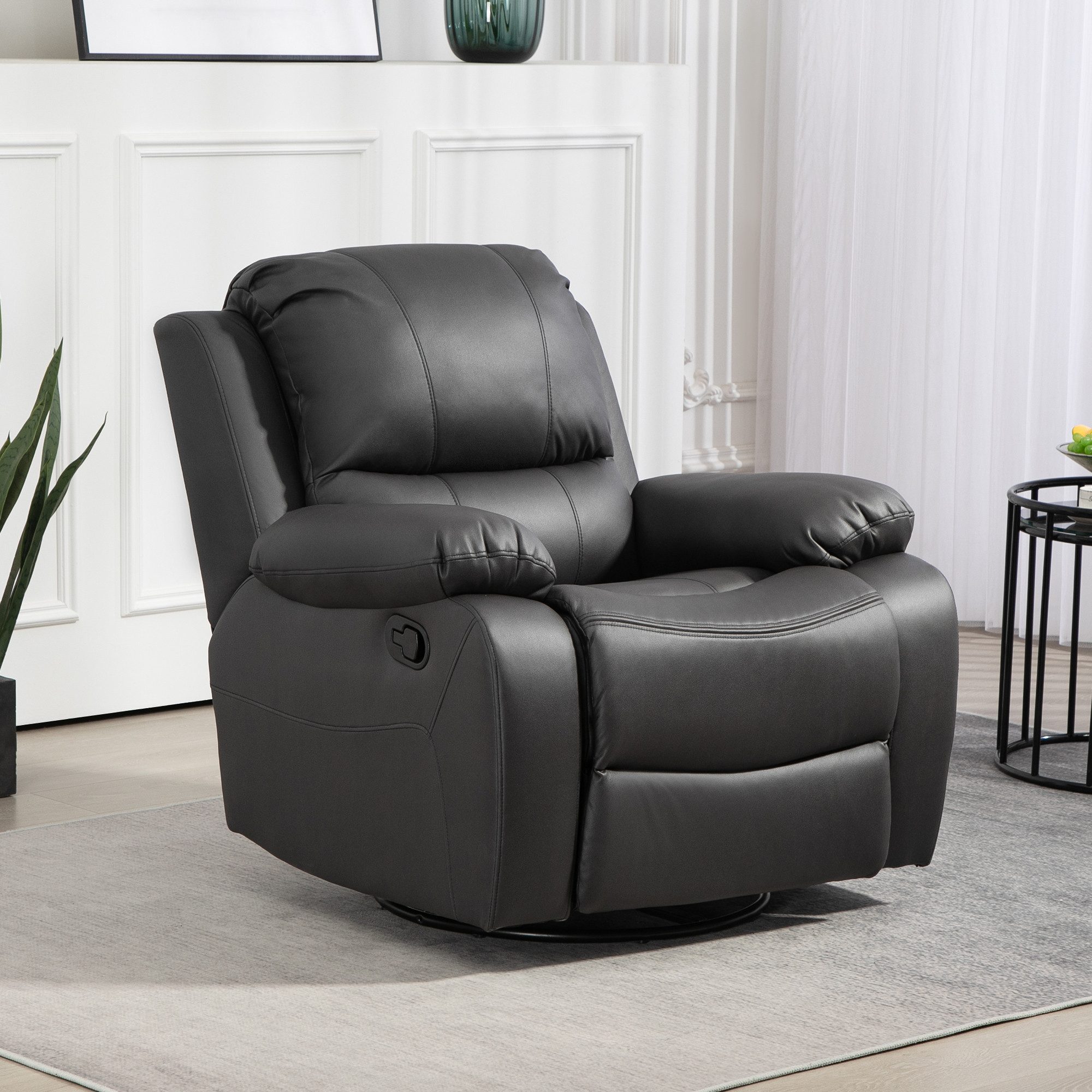 HOMCOM Relaxsessel 135° neigbar, mit Fußstütze, günstig online kaufen