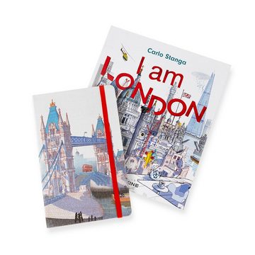 MOLESKINE Notizbuch, Limitierte Sonderausgabe Notizbuch I AM LONDON Large - liniert