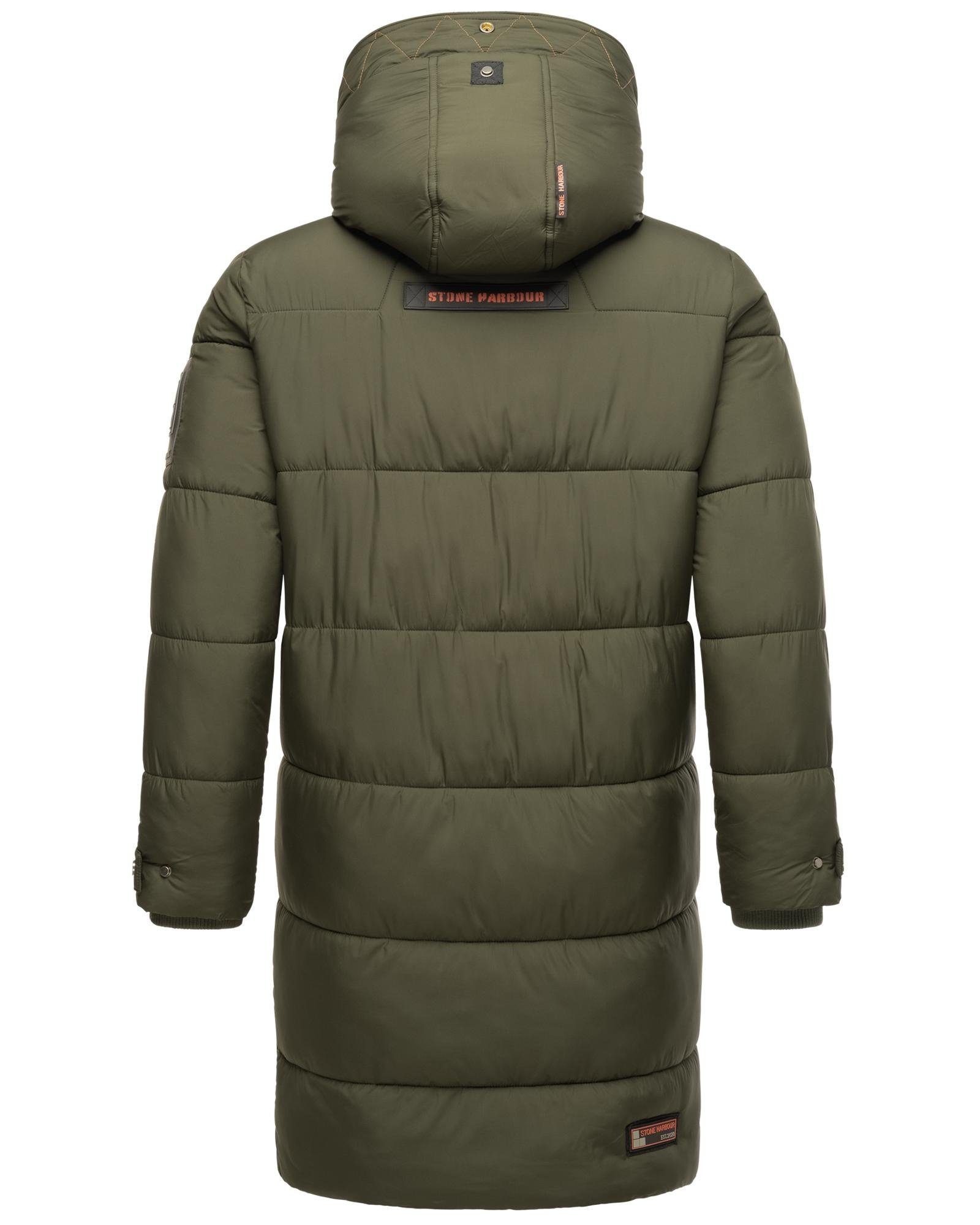 Stone Harbour Wintermantel Beviis Warmer Winter Steppmantel mit coolen Details