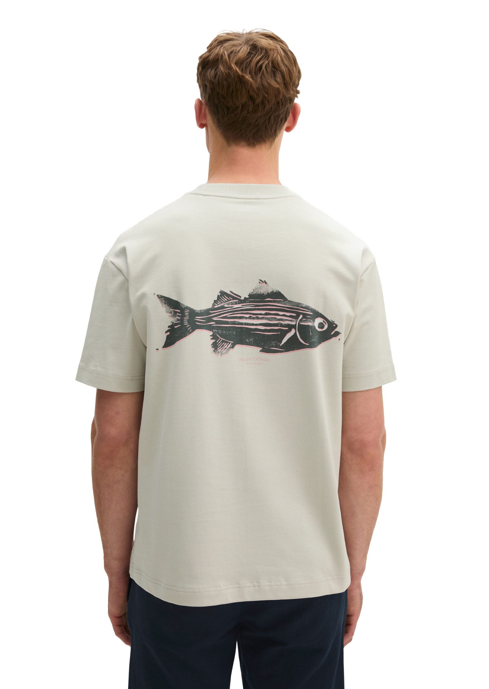 Marc O'Polo T-Shirt mit Fisch-Rückenprint