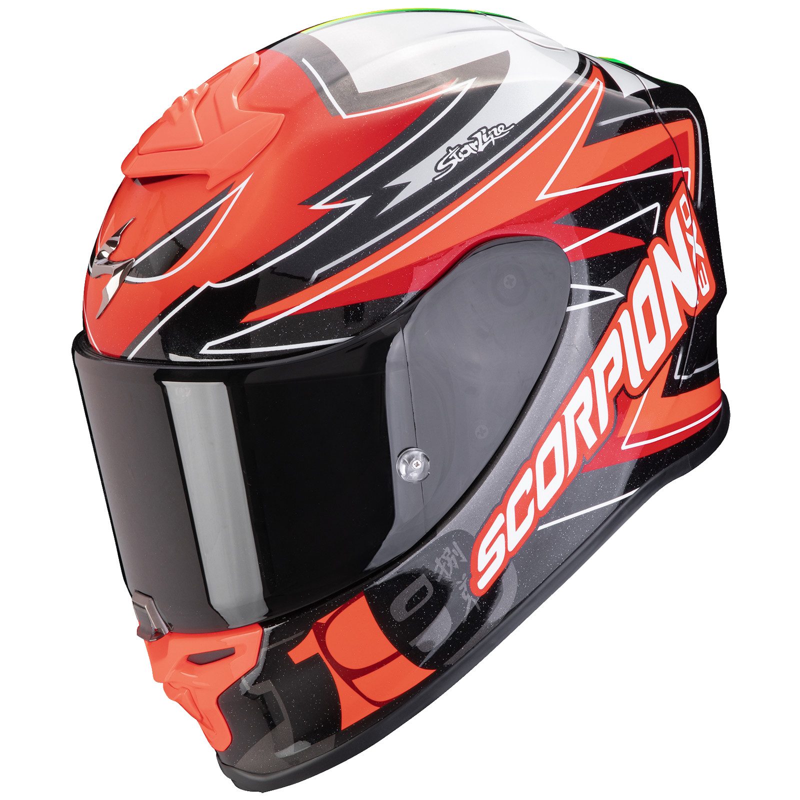 Motorradhelm Scorpion Exo-R1 Evo Air Alvaro Replica Rot