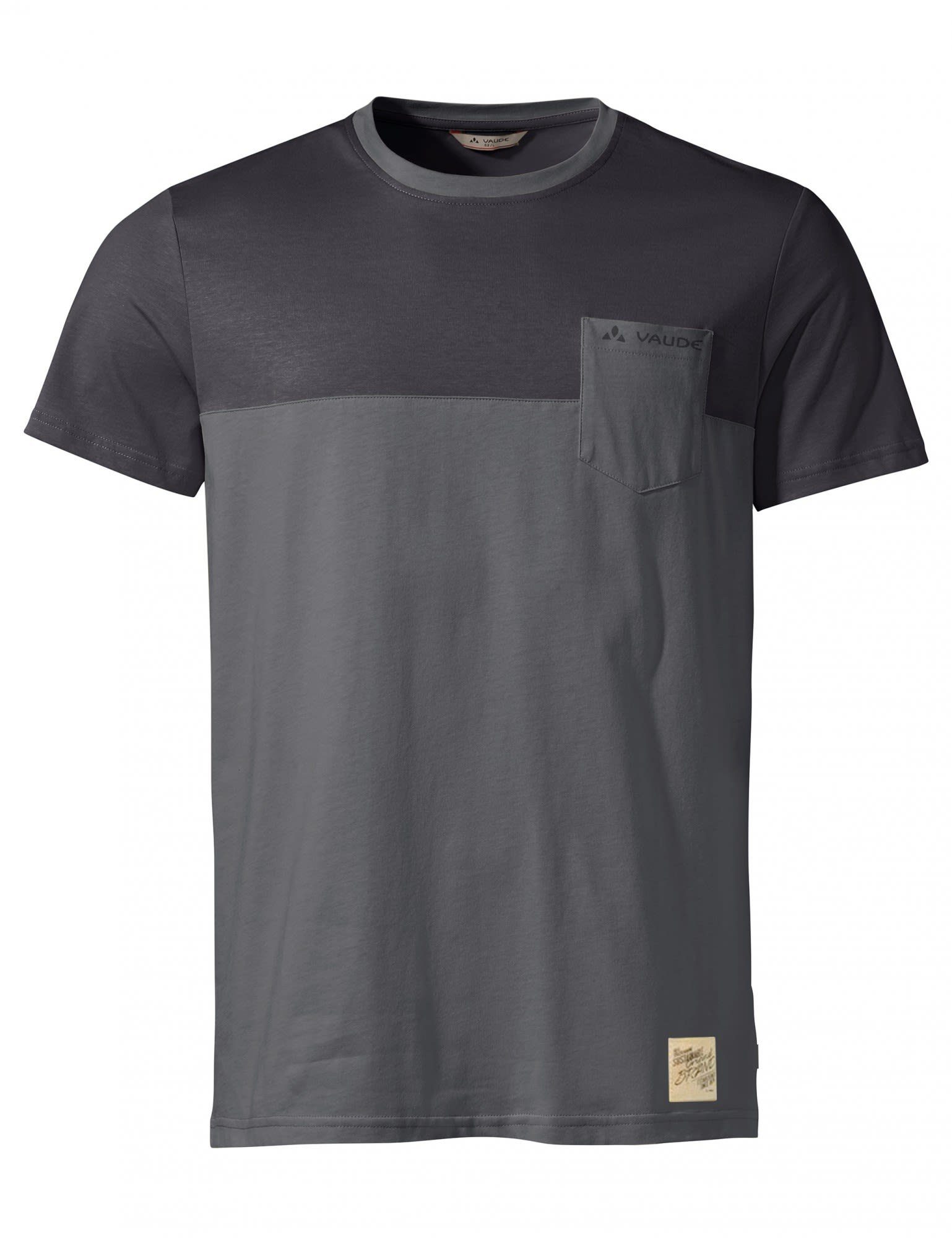 VAUDE T-Shirt Shirt Nevis Mens Black Kurzarm-Shirt Iii Vaude Phantom Herren