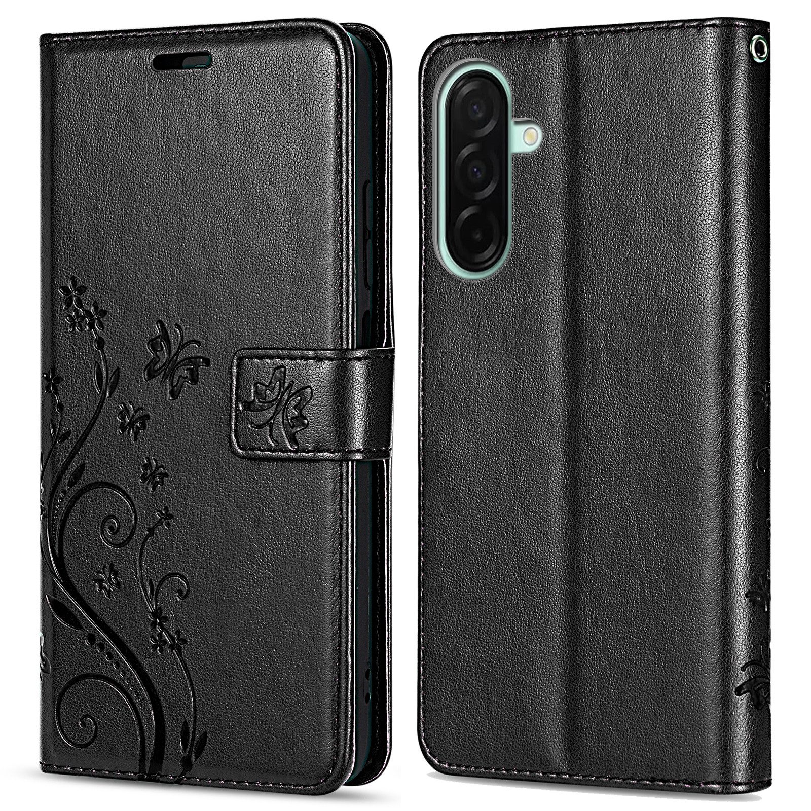 betterfon Handyhülle Handytasche für Samsung Galaxy A26 5G Handyhülle Klapphülle, Bookstyle-Hülle: Magnetverschluss 3 Kartenfächer & Standfunktion – Bild 5 von 5