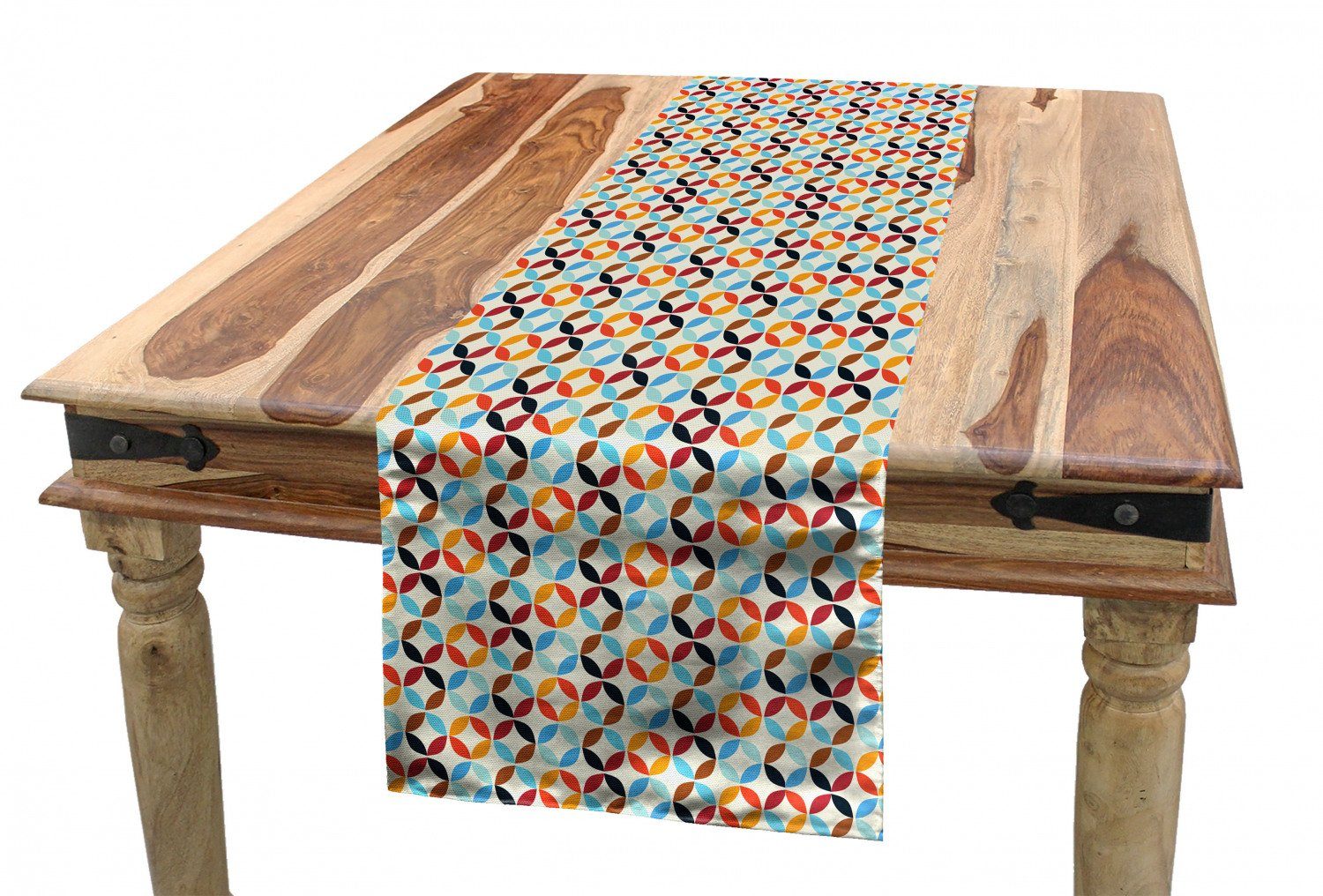 Abakuhaus Tischläufer »Esszimmer Küche Rechteckiger Dekorativer Tischläufer«,  Geometrisch Bound Square Circle online kaufen | OTTO