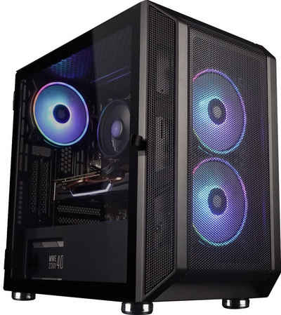 Kiebel Citadel 12 Gaming-PC (Intel Core i7 Intel Core i7-12700F, RTX 4070, 16 GB RAM, 1000 GB SSD, Luftkühlung, ARGB-Beleuchtung)