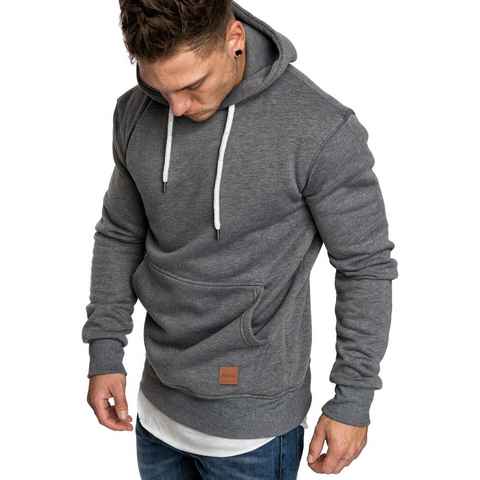 REPUBLIX Sweatshirt GRIFFIN Herren Basic Kapuzenpullover Hoodie