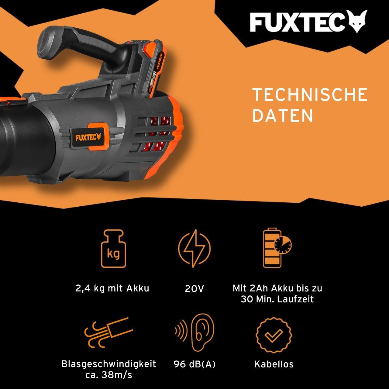 FUXTEC Akku-Laubbläser FX-E1LB20 günstig online kaufen
