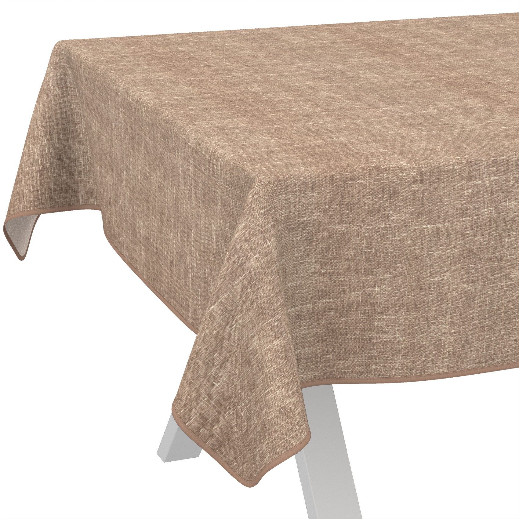 ANRO Tischdecke Alica Leinen Melliert Tischwäsche (Einzelstück 1-tlg), wass günstig online kaufen