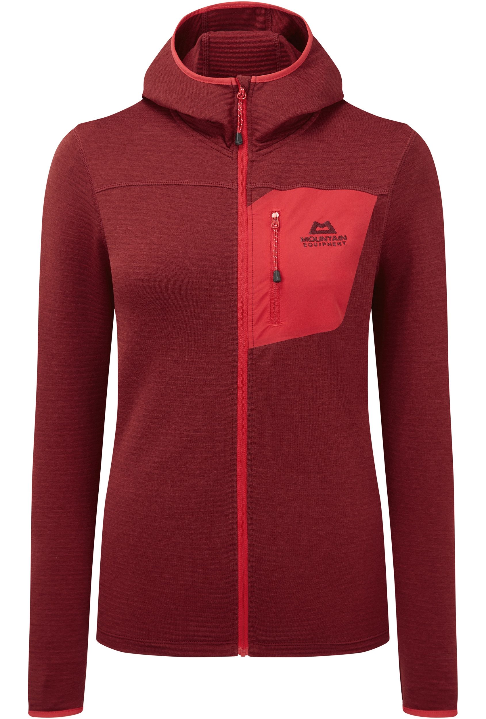 Mountain Equipment Fleecejacke Lumiko Hooded Women's Jacket - Damen Fleecejacke - Rhubarb/Capsicum