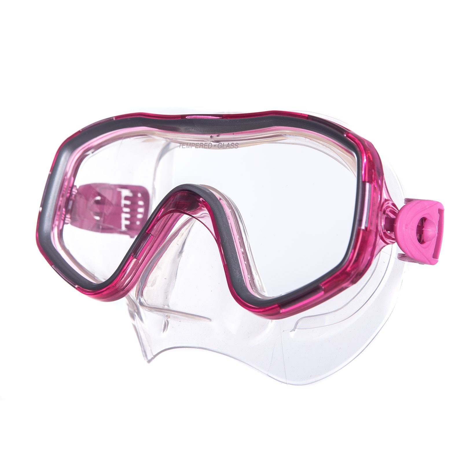 Salvas Schwimmbrille Kinder Tauch Maske Smile Schnorchel, Taucher Anti Schwimm Brille Silikon Pink