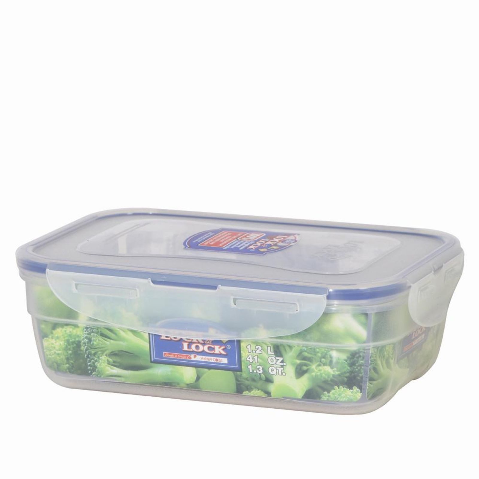 LOCK & LOCK Vorratsdose Vorratsdose rechteckig, 1200 ml 208 x 143 x 67 mm, nestbar, Kunststoff