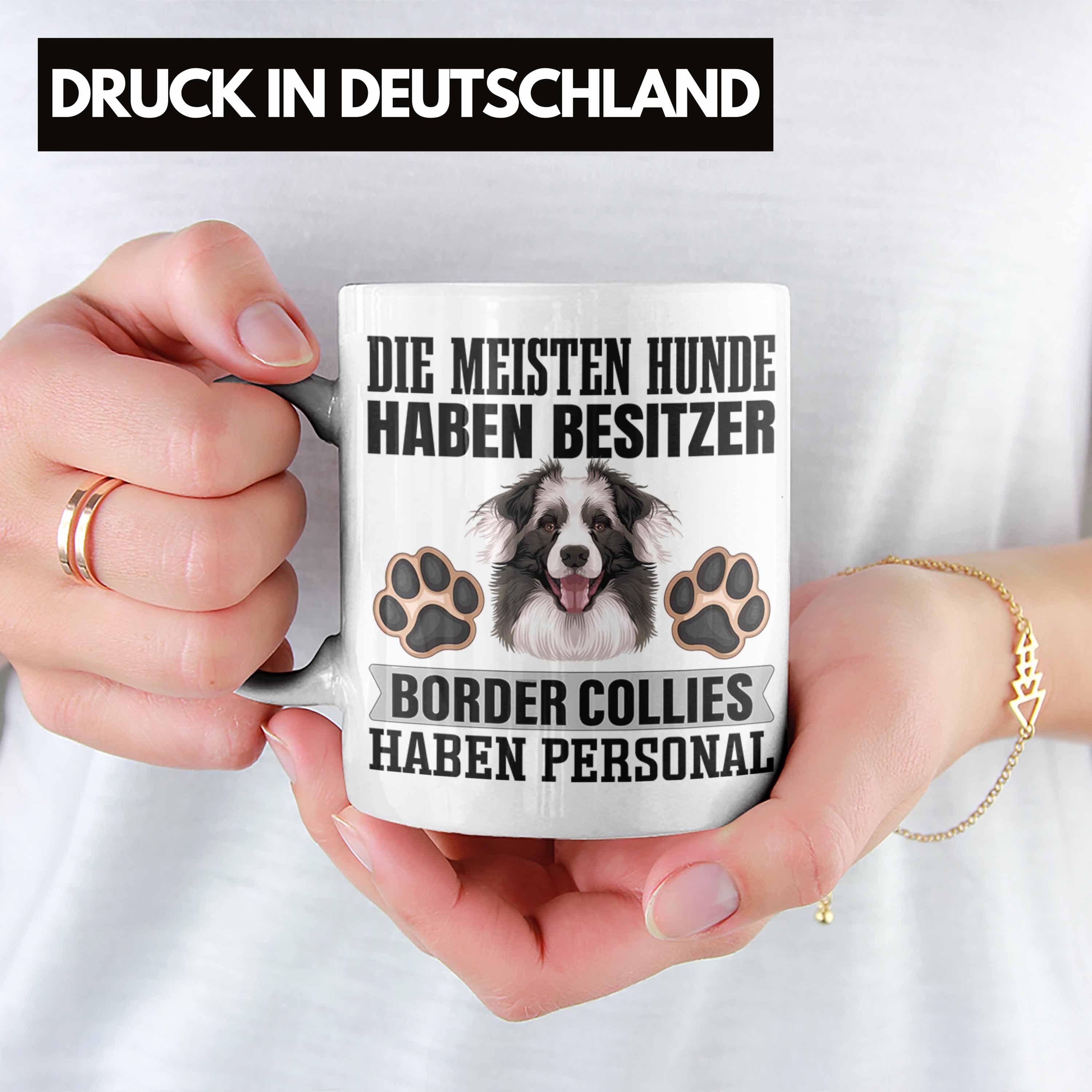 Border Be Collies Trendation Besitzer Tasse Lustiger Geschenk Weiss Geschenkidee Tasse Spruch