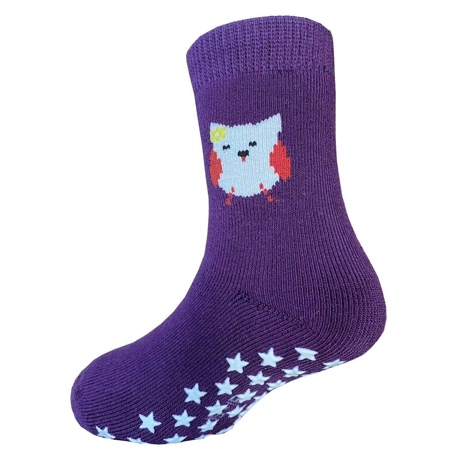 Yalion Langsocken Kinder Baby (3 für Jungen socken Mädchen 002 Socken Paar) Rutsch (Beutel) Anti