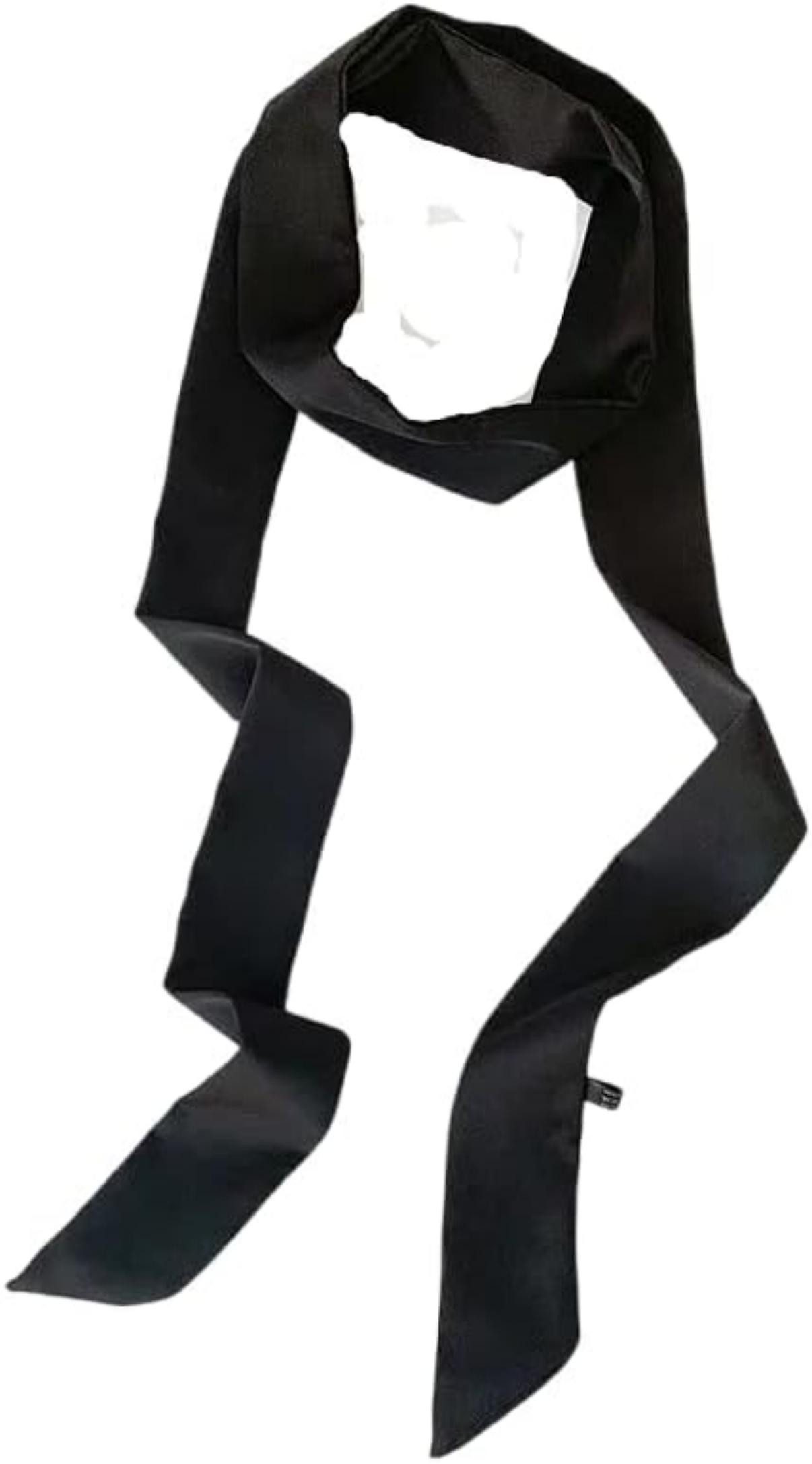 Zaewry Seidenschal Damen Satin Gürtel 5cm x 195cm Band Imitated Silk Lange Schal Kleid